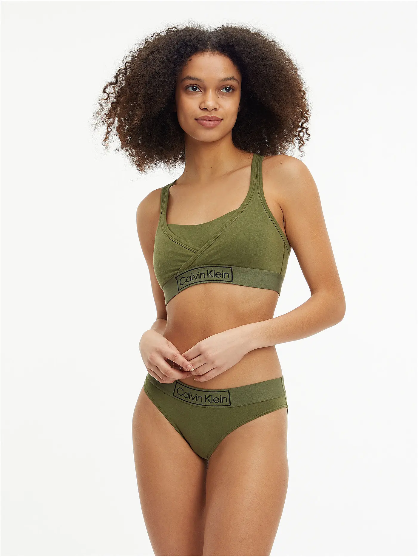 CALVIN KLEIN | Slip green | olive