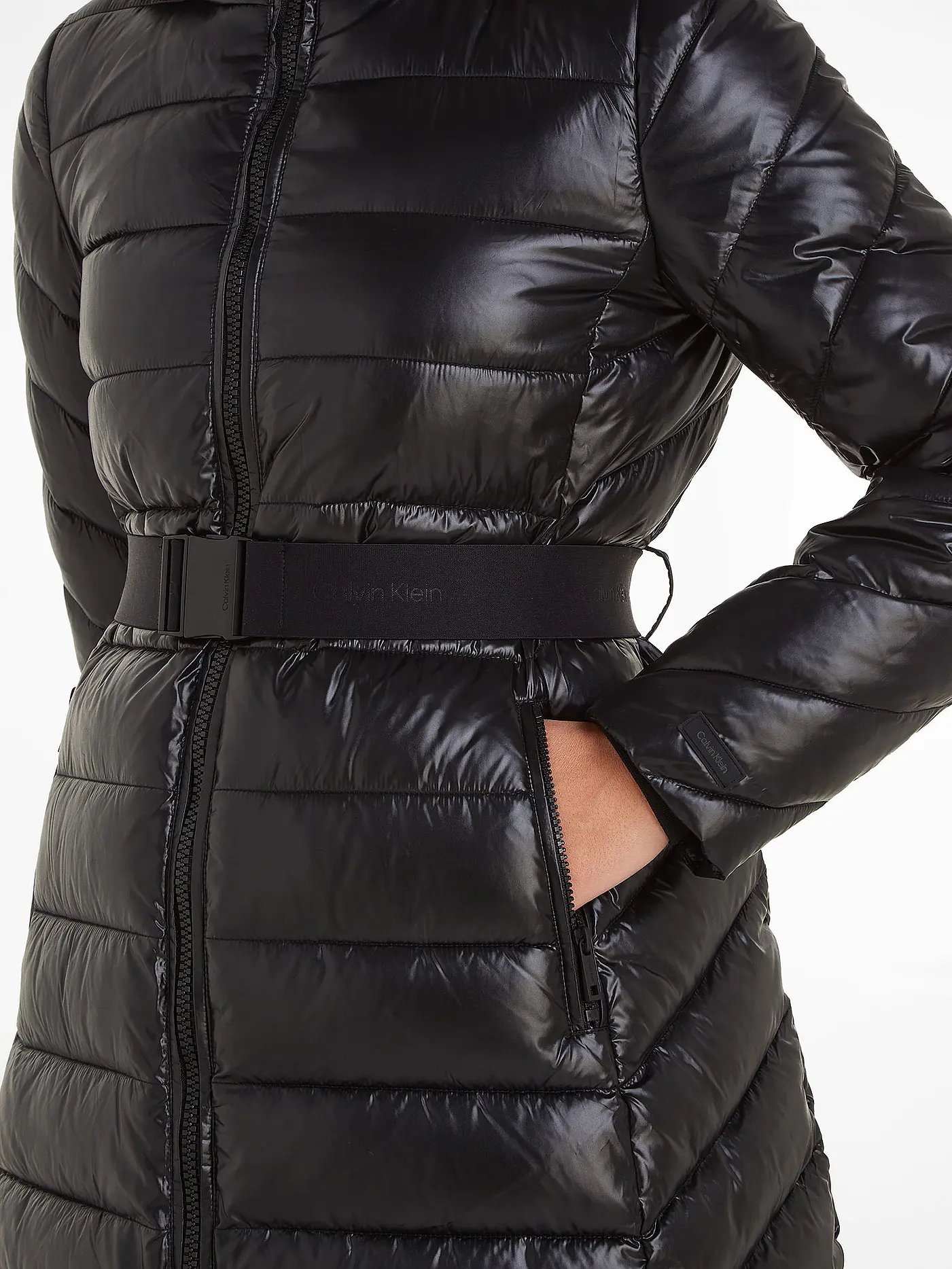 CALVIN KLEIN | Steppmantel  | schwarz