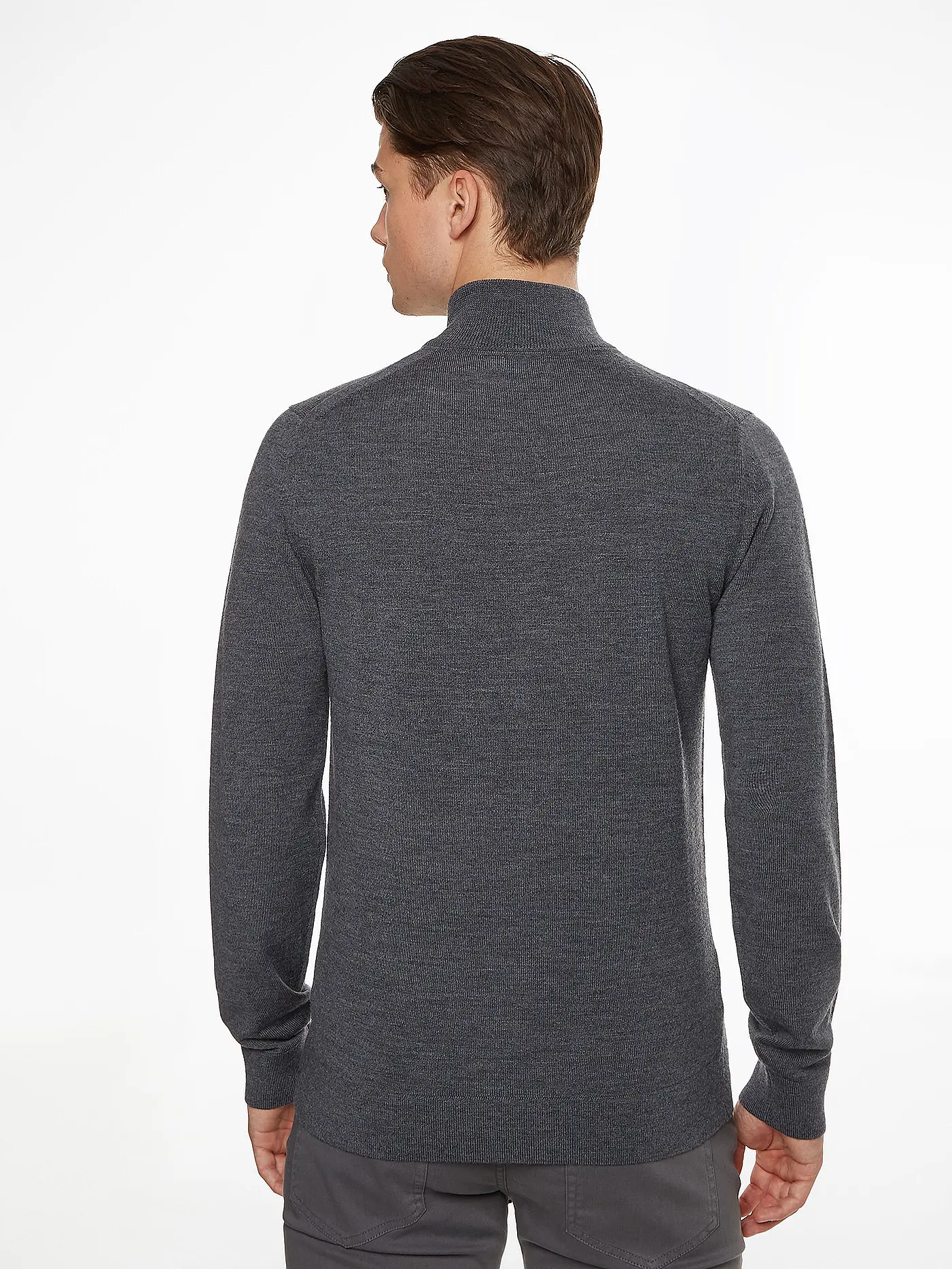 CALVIN KLEIN | Strickjacke | grau