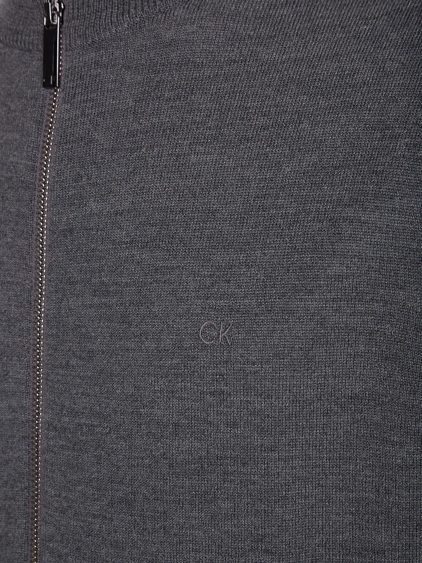 CALVIN KLEIN | Strickjacke | grau