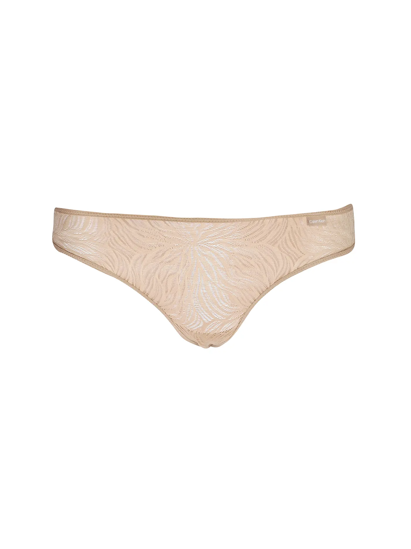 CALVIN KLEIN | String SHEER MARQUISETTE beige | camel