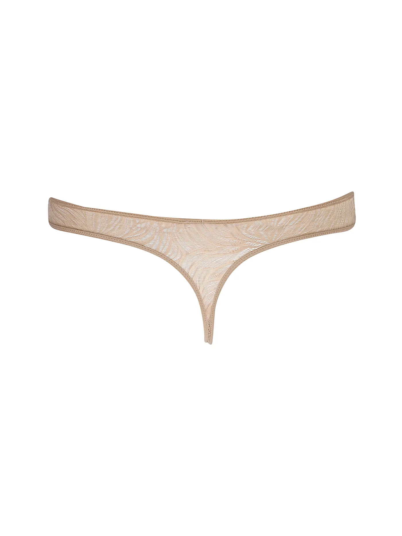CALVIN KLEIN | String SHEER MARQUISETTE beige | camel