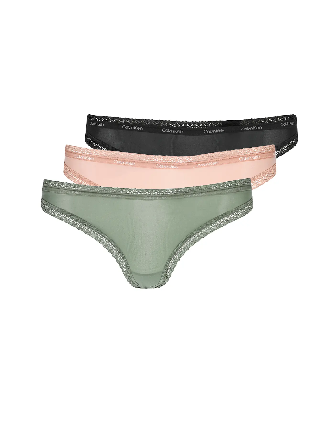 CALVIN KLEIN | Strings 3er Pkg. multi | bunt