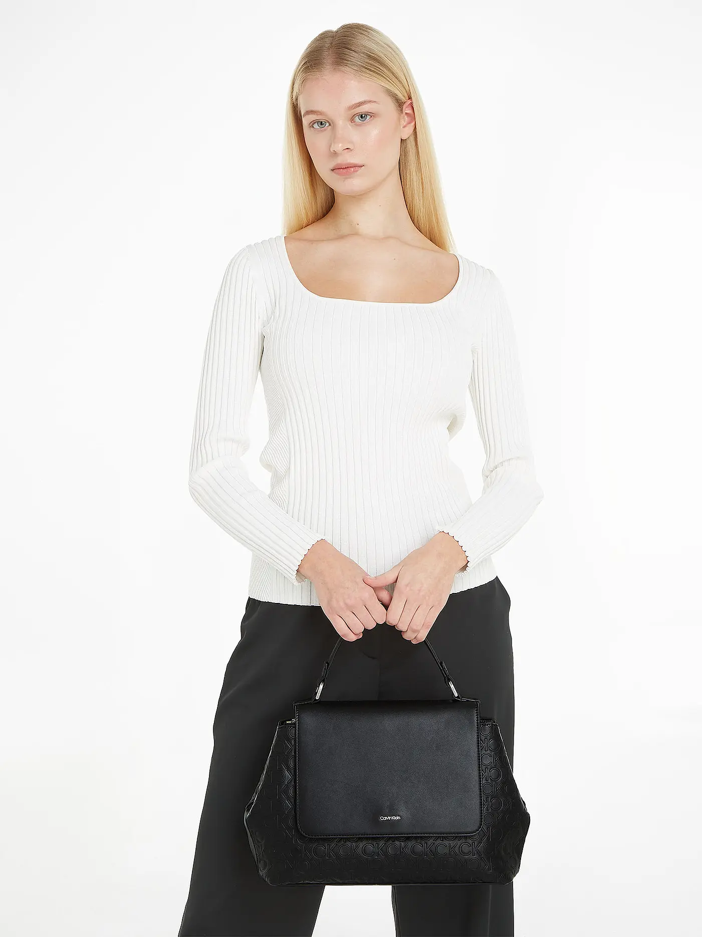 CALVIN KLEIN | Tasche - Henkeltasche CK MUST | schwarz