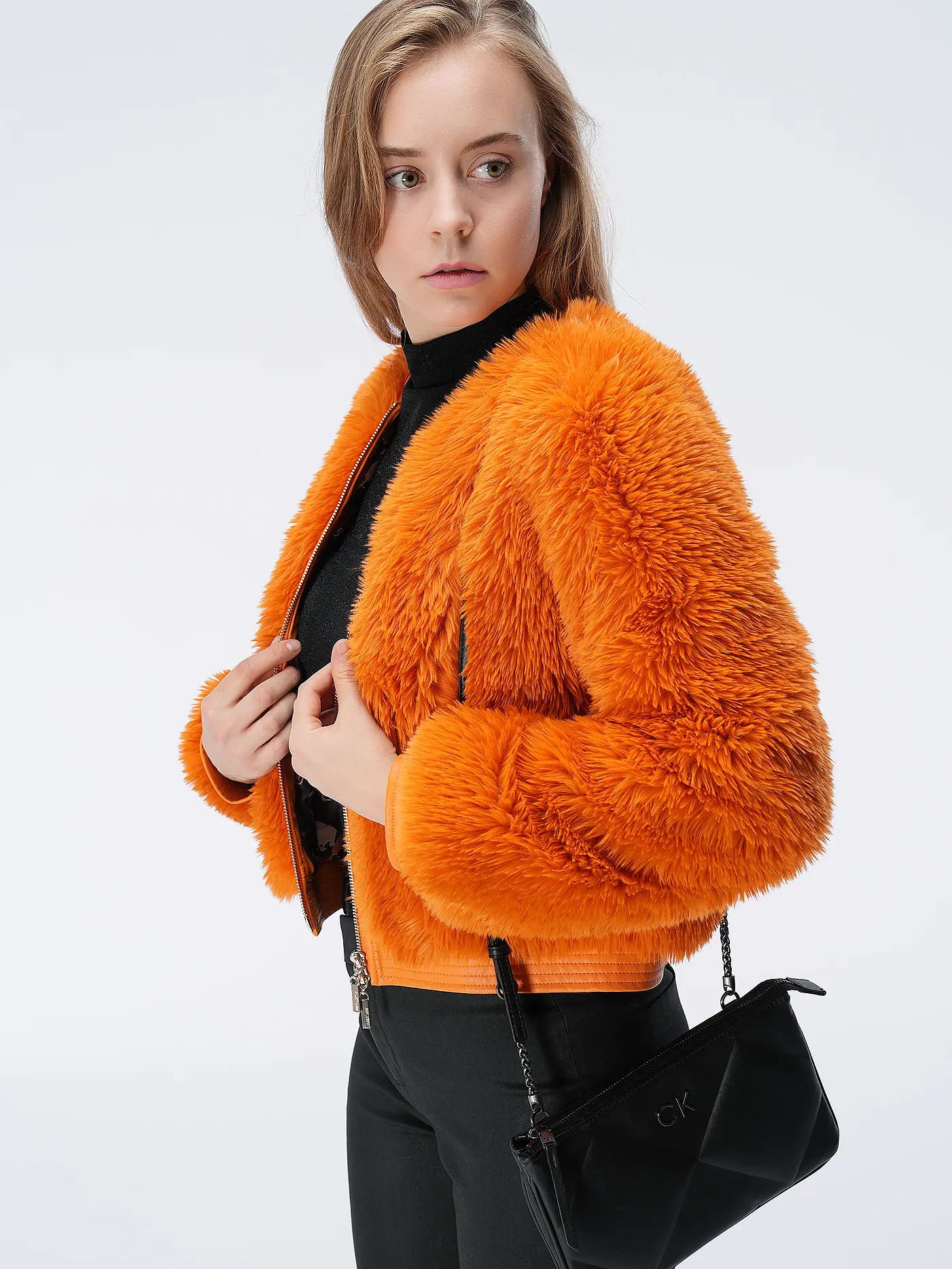 CALVIN KLEIN | Tasche - Mini Bag RE-LOCK | schwarz