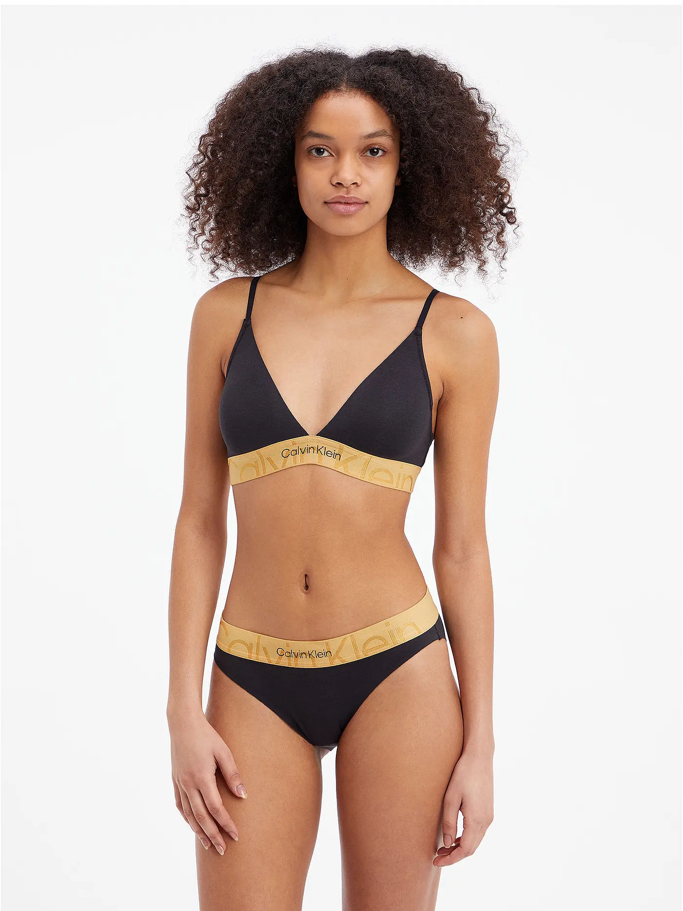 CALVIN KLEIN | Triangel Bralette Black | schwarz