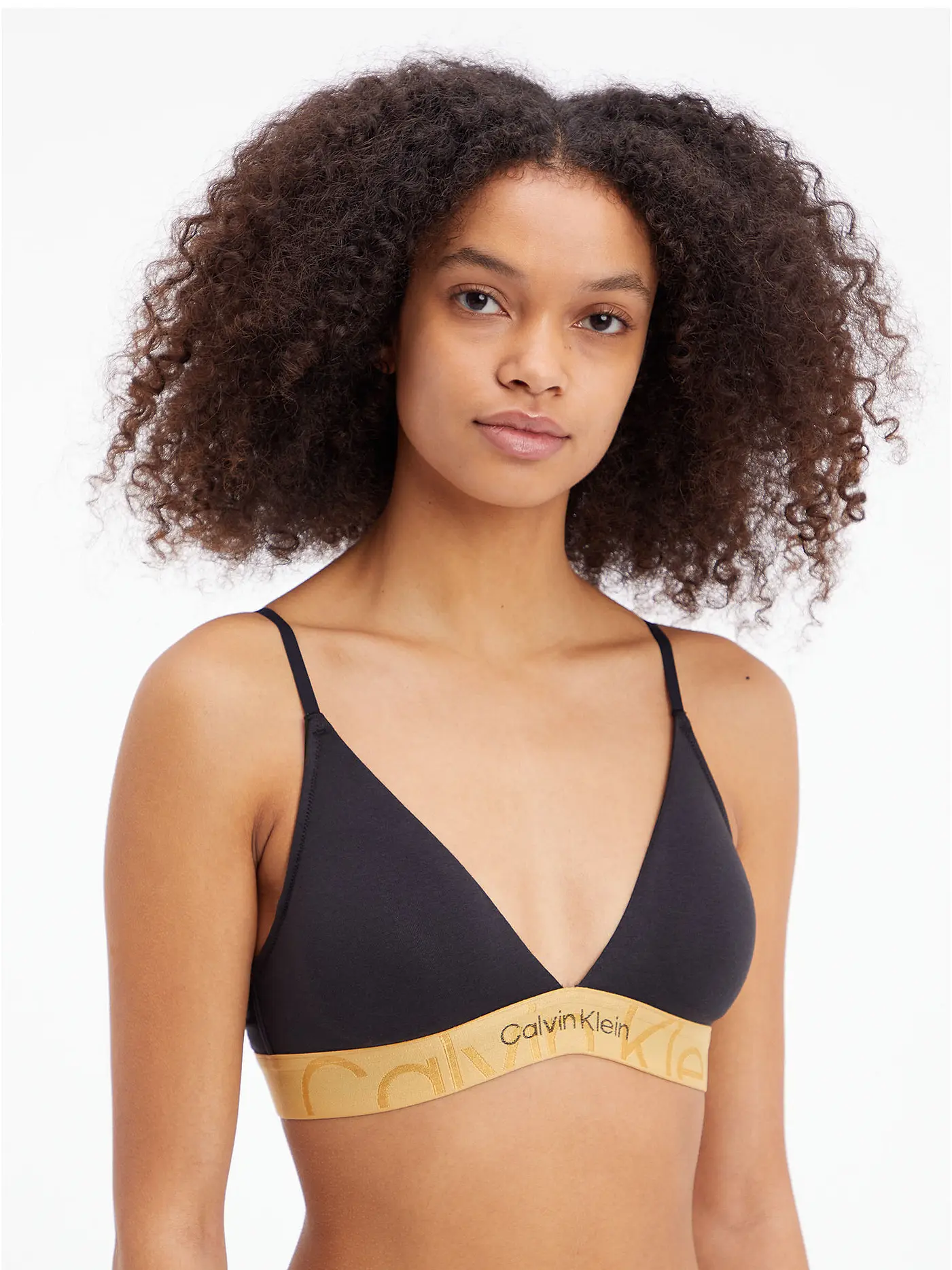CALVIN KLEIN | Triangel Bralette Black | schwarz