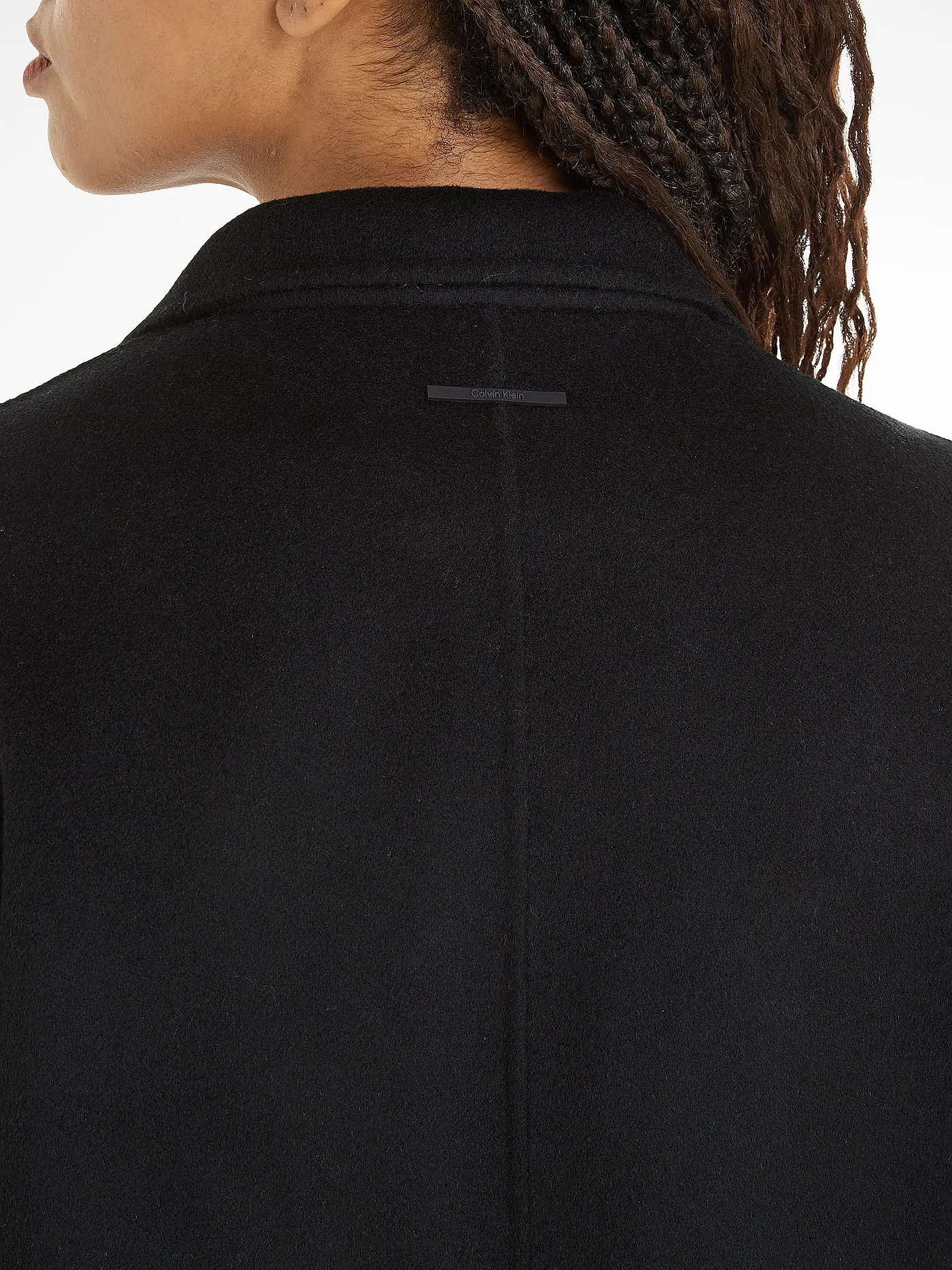CALVIN KLEIN | Wollmantel  | schwarz