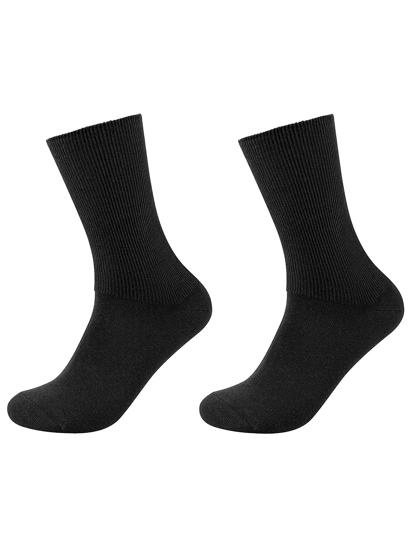CAMANO | Herren-Socken 2er Pkg black | schwarz