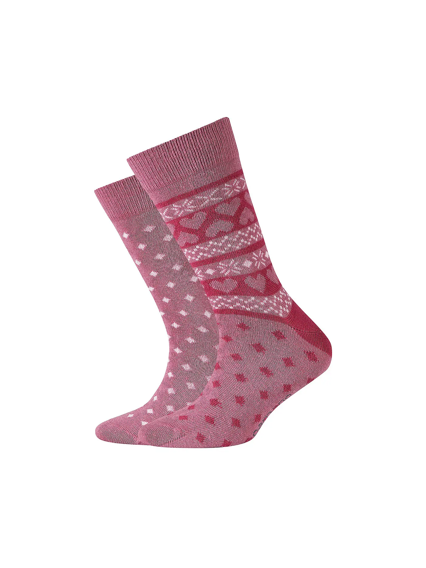 CAMANO | Mädchen Socken 2er Pkg. rose wine  | rosa