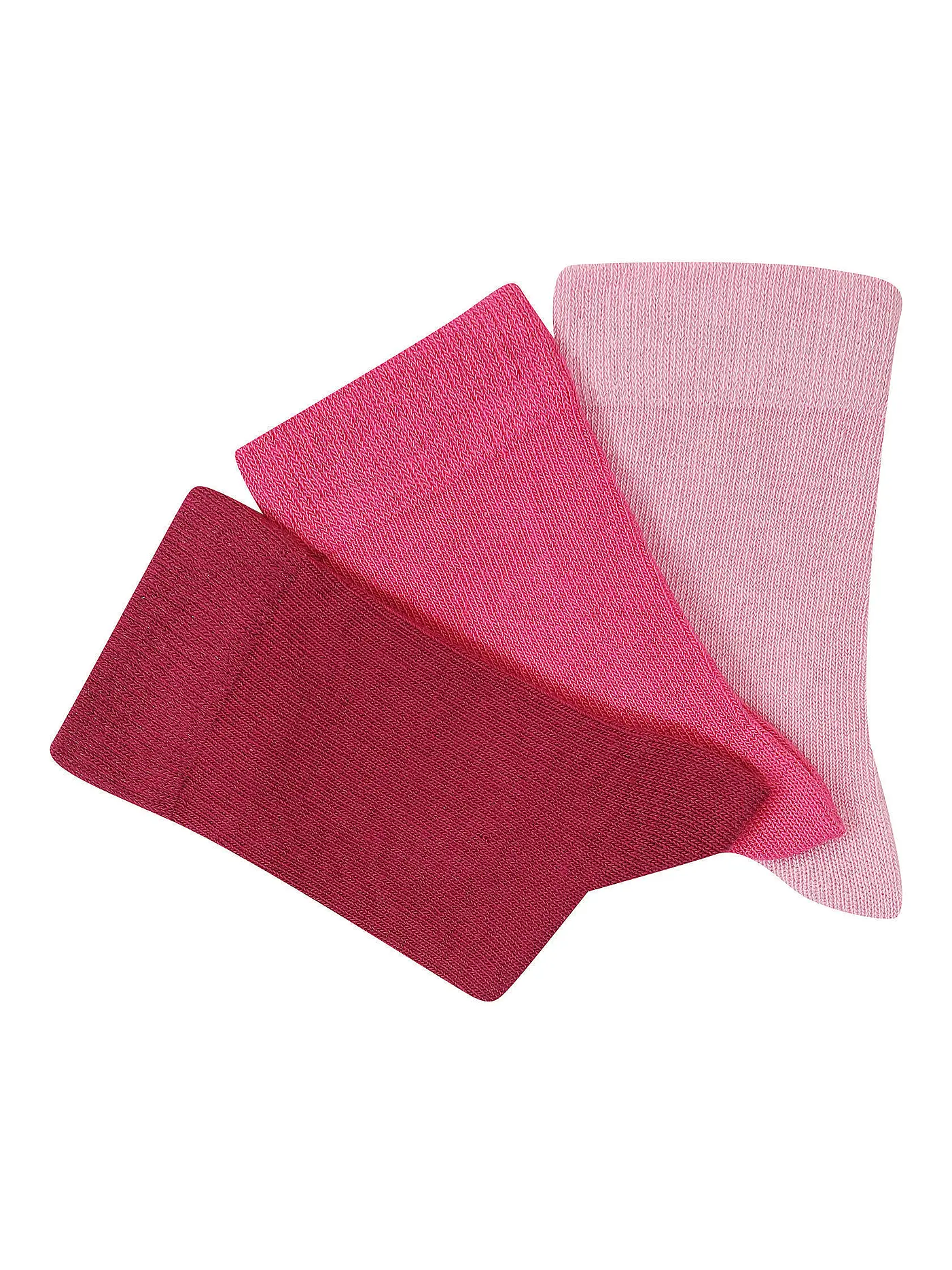 CAMANO | Jungen Socken 3er Pkg stone melange | pink