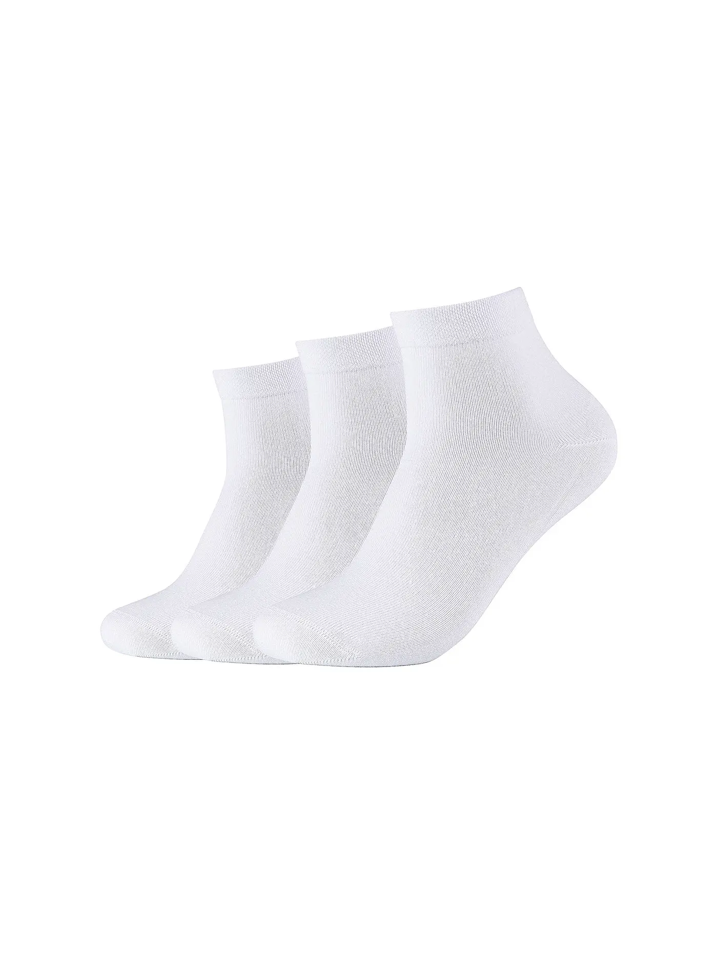 CAMANO | Sneaker Socken 3-er Pkg white | weiss