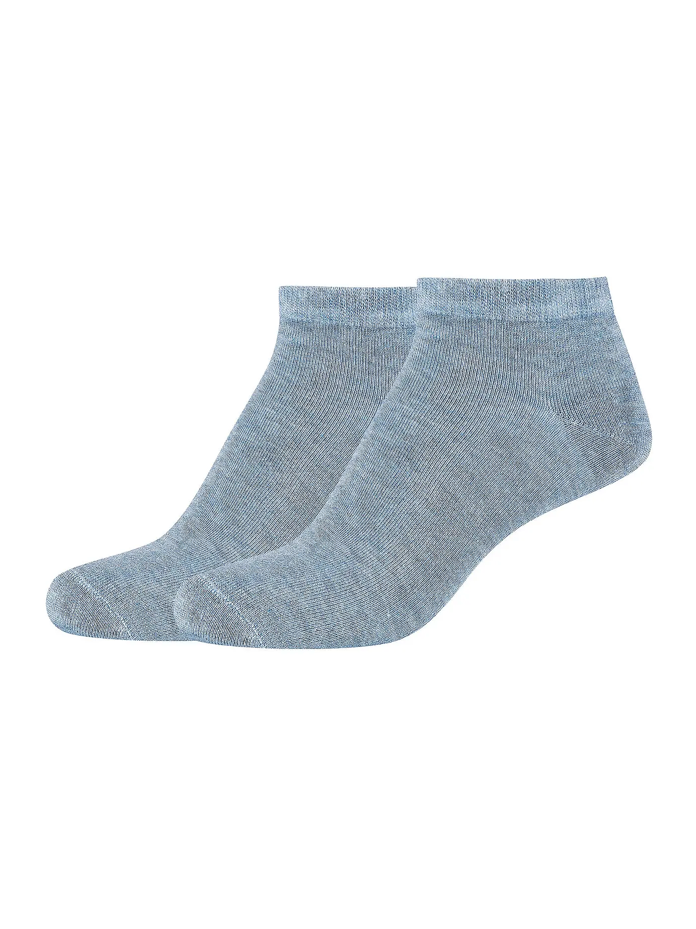 CAMANO | Sneakersocken Silky 2er Pkg. stone melange  | blau
