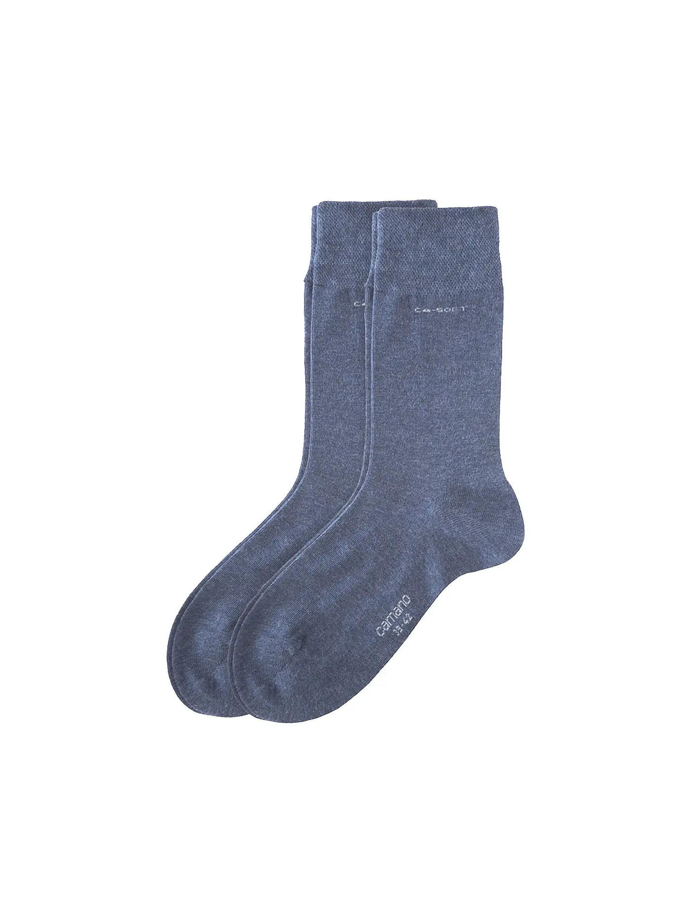 CAMANO | Socken 2er Pkg. CA-SOFT sand melange | blau