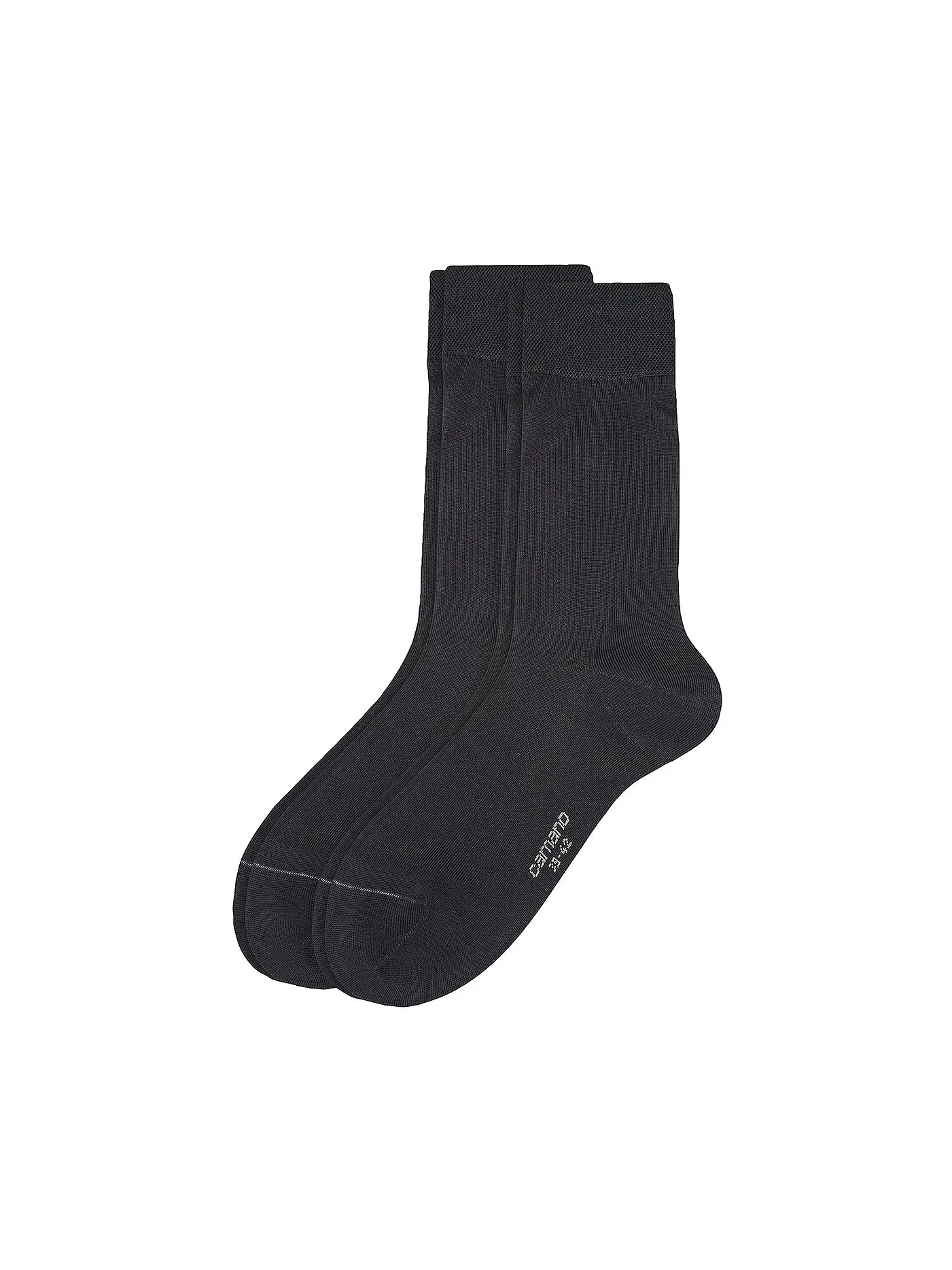 CAMANO | Socken 2er Pkg black | schwarz