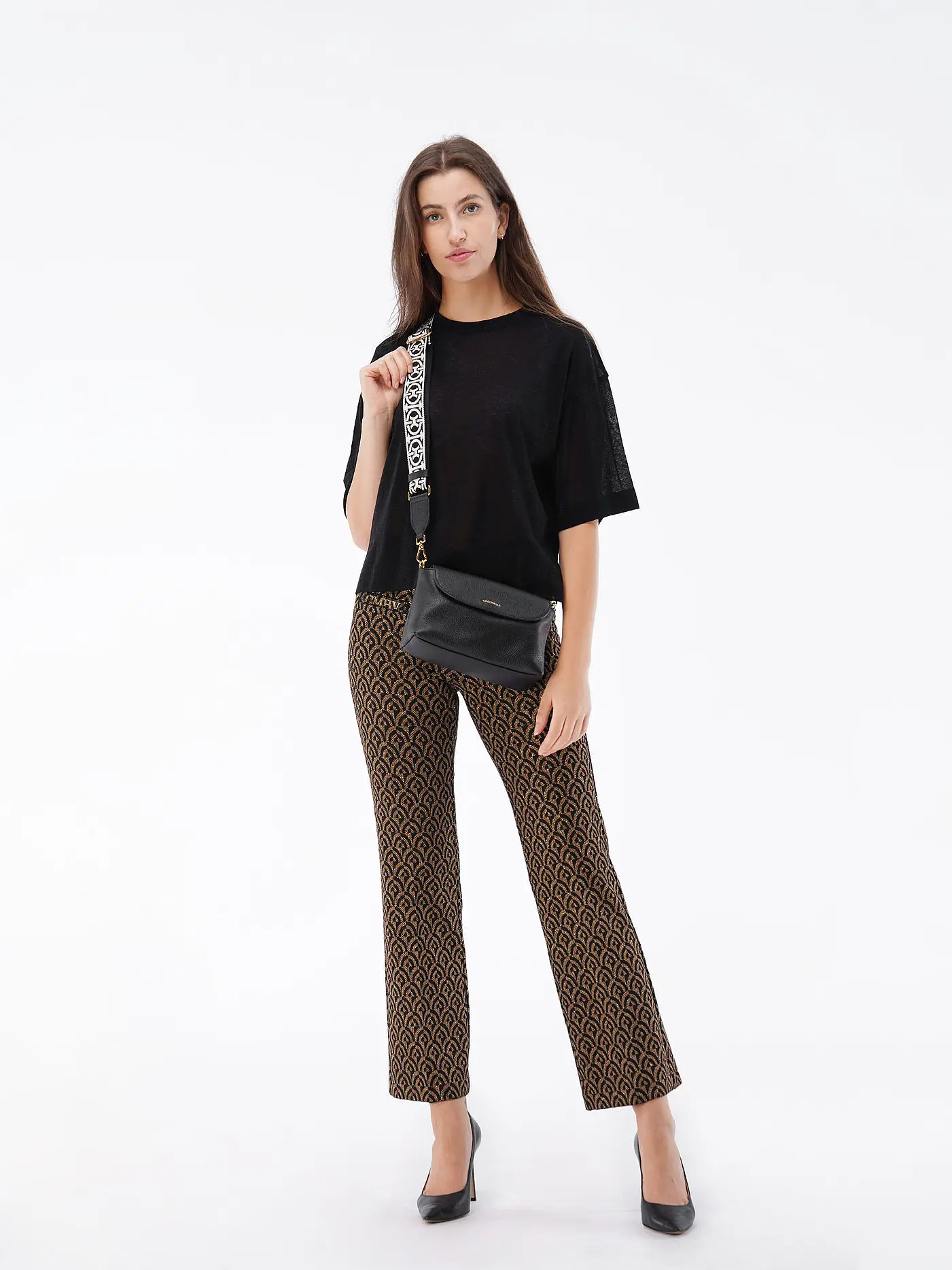 CAMBIO | Hose Flared Fit FAITH | gold
