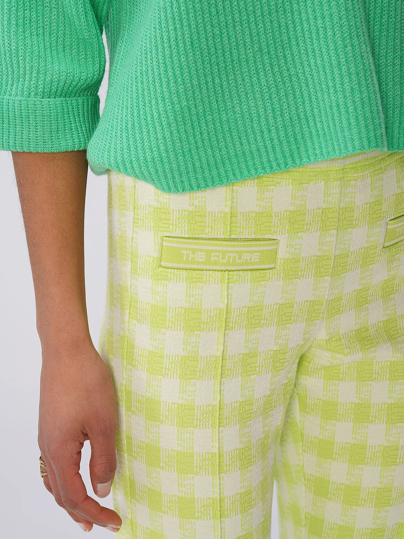 CAMBIO | Hose Flared Fit RANEE | grün