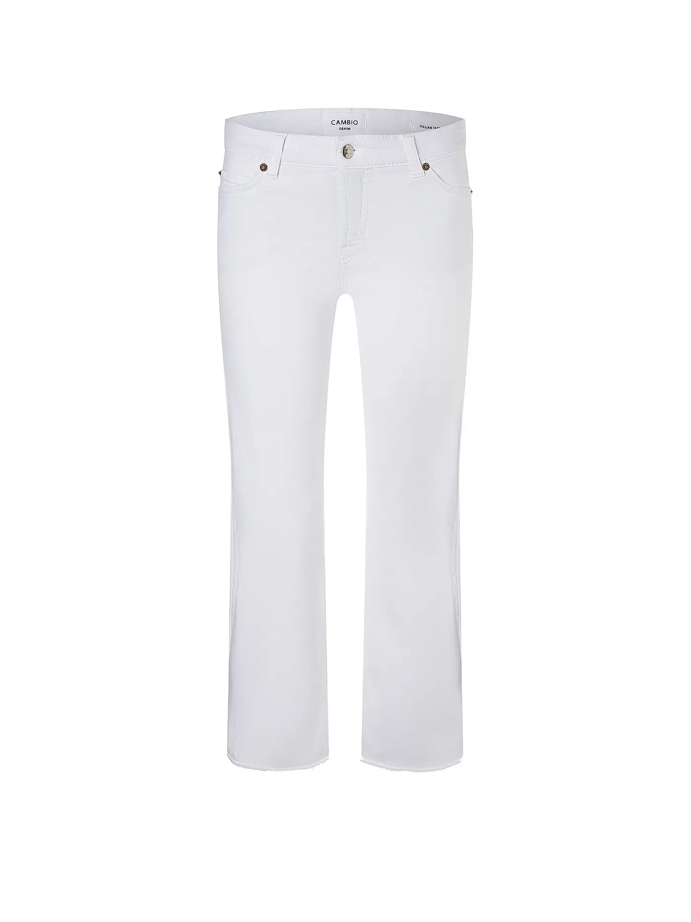 CAMBIO | Jeans Flared Fit FRANCESCA | weiss