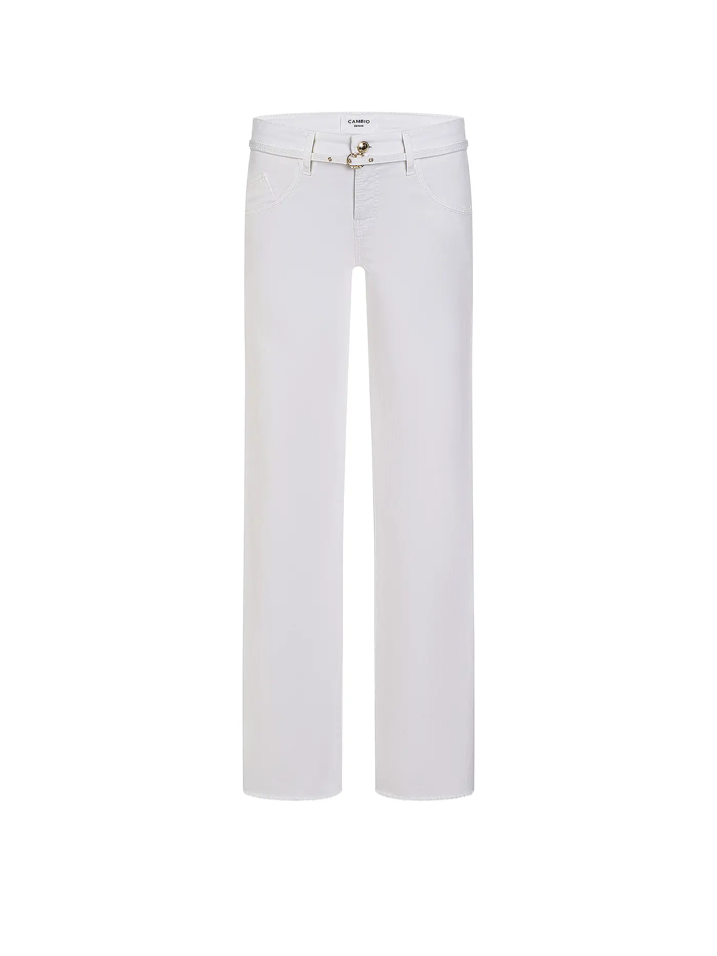 CAMBIO | Jeans Flared Fit TESS | weiss