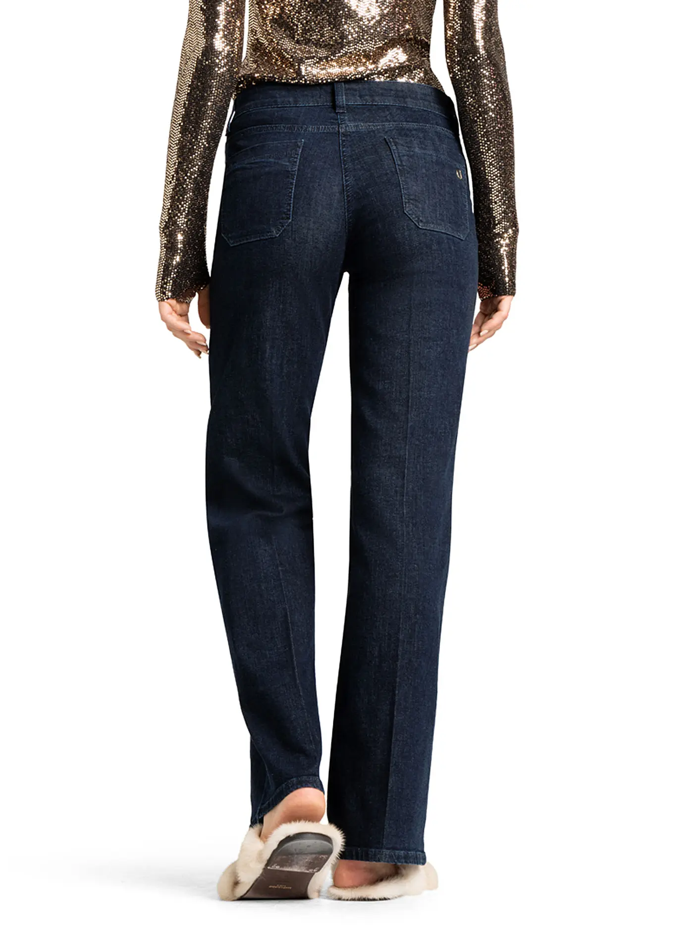 CAMBIO | Jeans Flared Fit TESS | dunkelblau