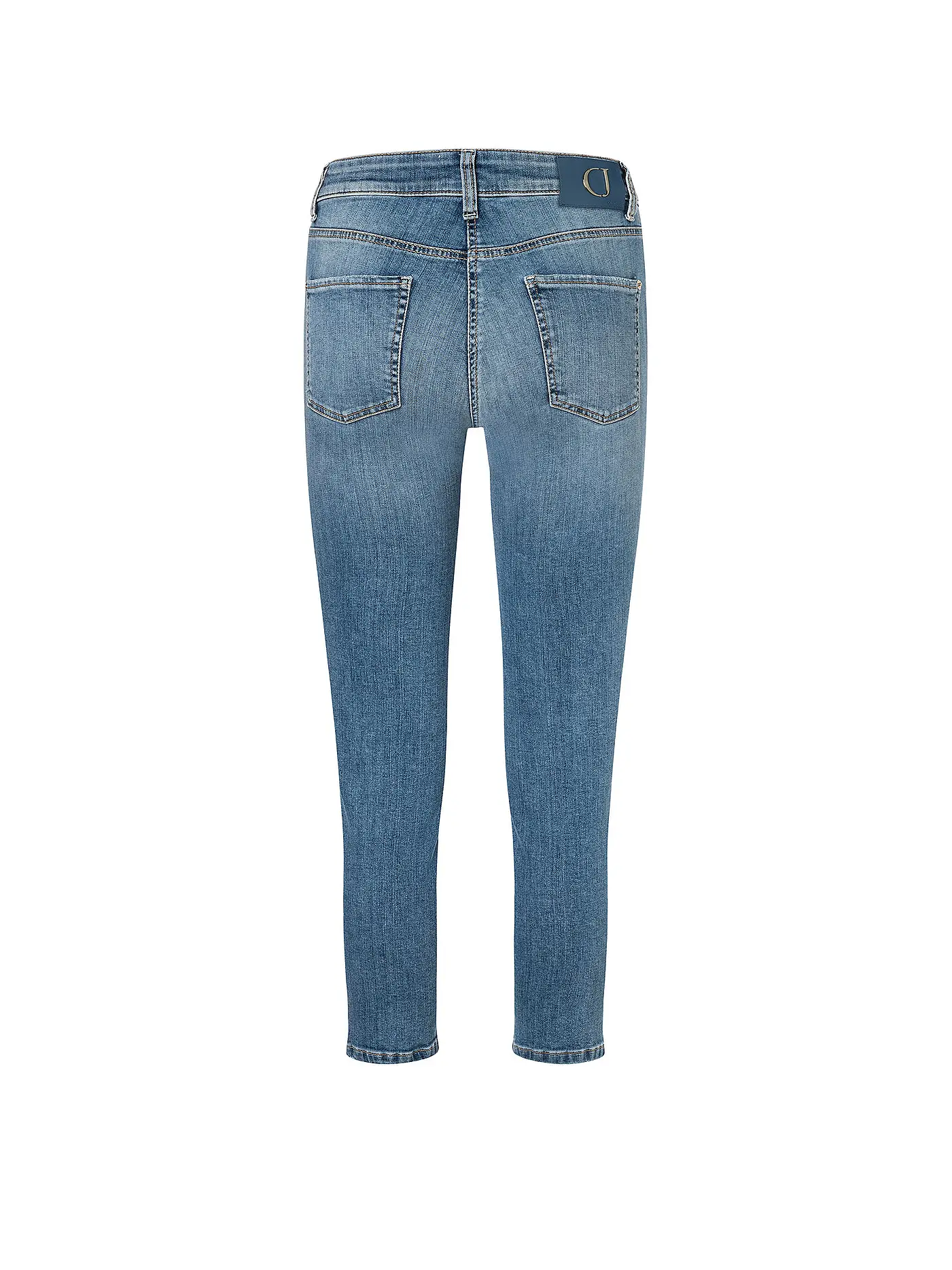 CAMBIO | Jeans Slim Fit 7/8 PIPER SHORT | blau