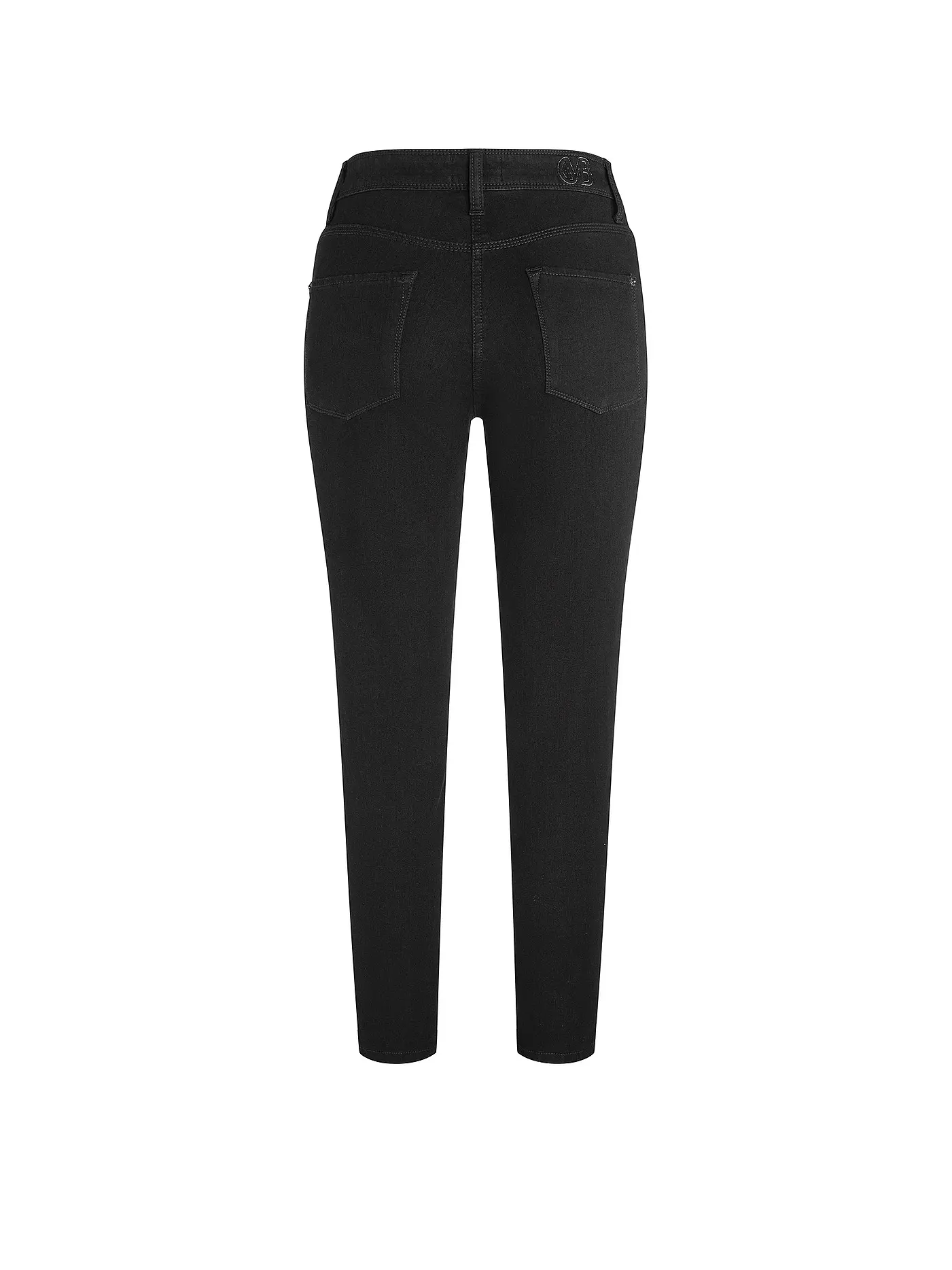 CAMBIO | Jeans Slim Fit 7/8 PIPER SHORT | schwarz