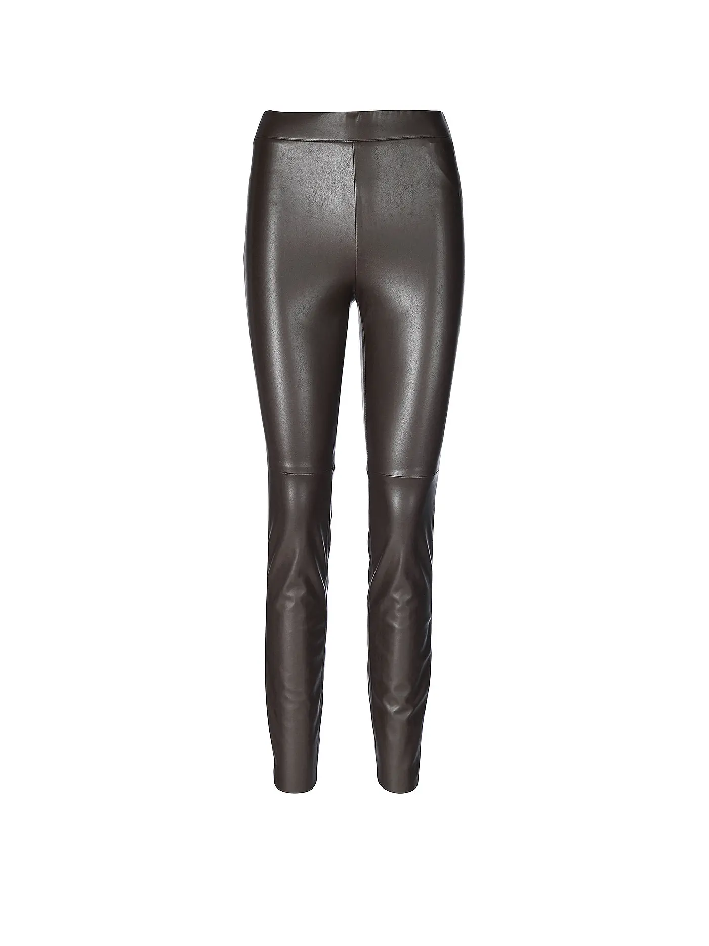 CAMBIO | Leggings in Lederoptik | braun