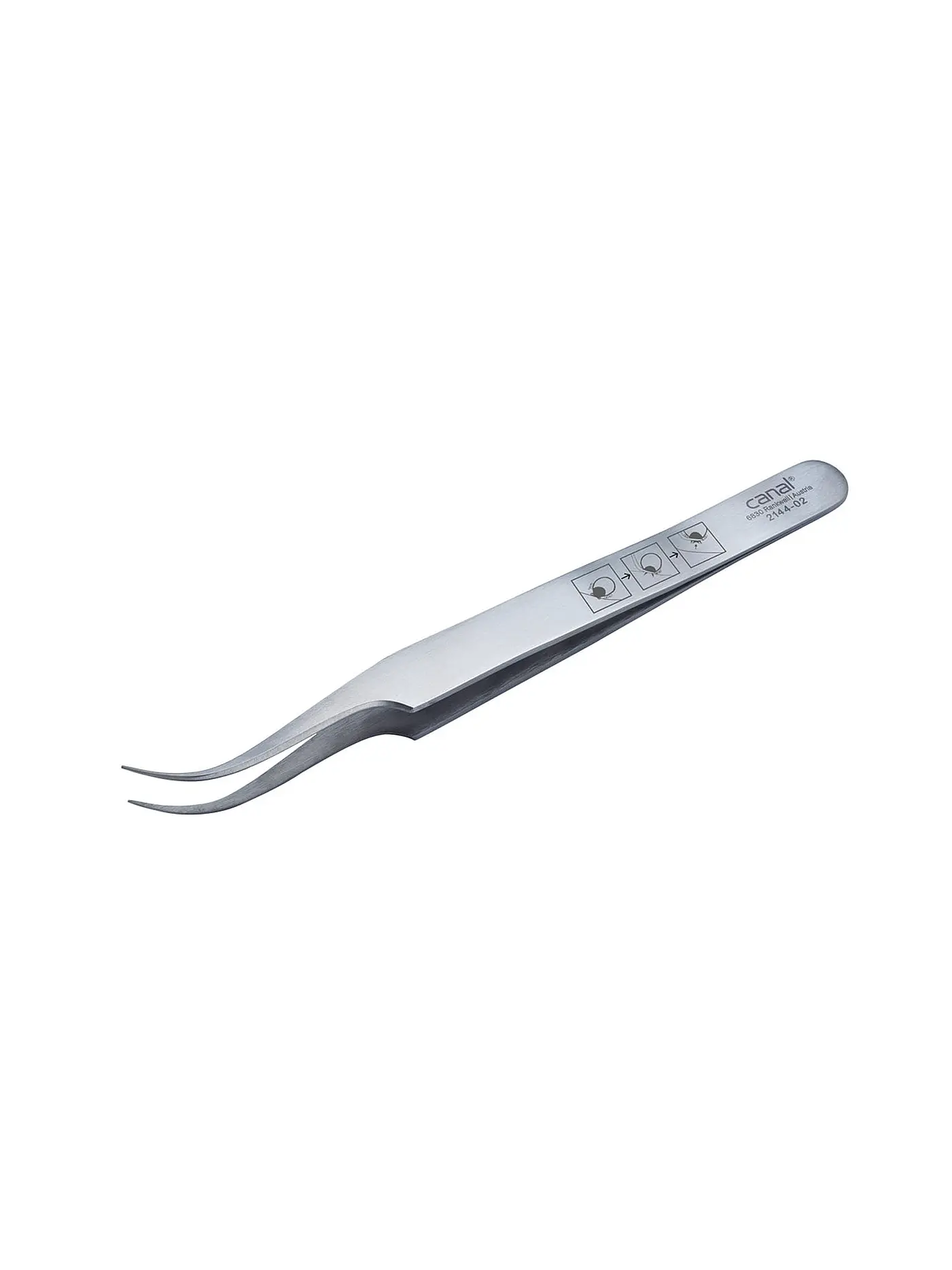 CANAL | Zeckenpinzette für Menschen rostfrei 110mm 2144-02 | silber
