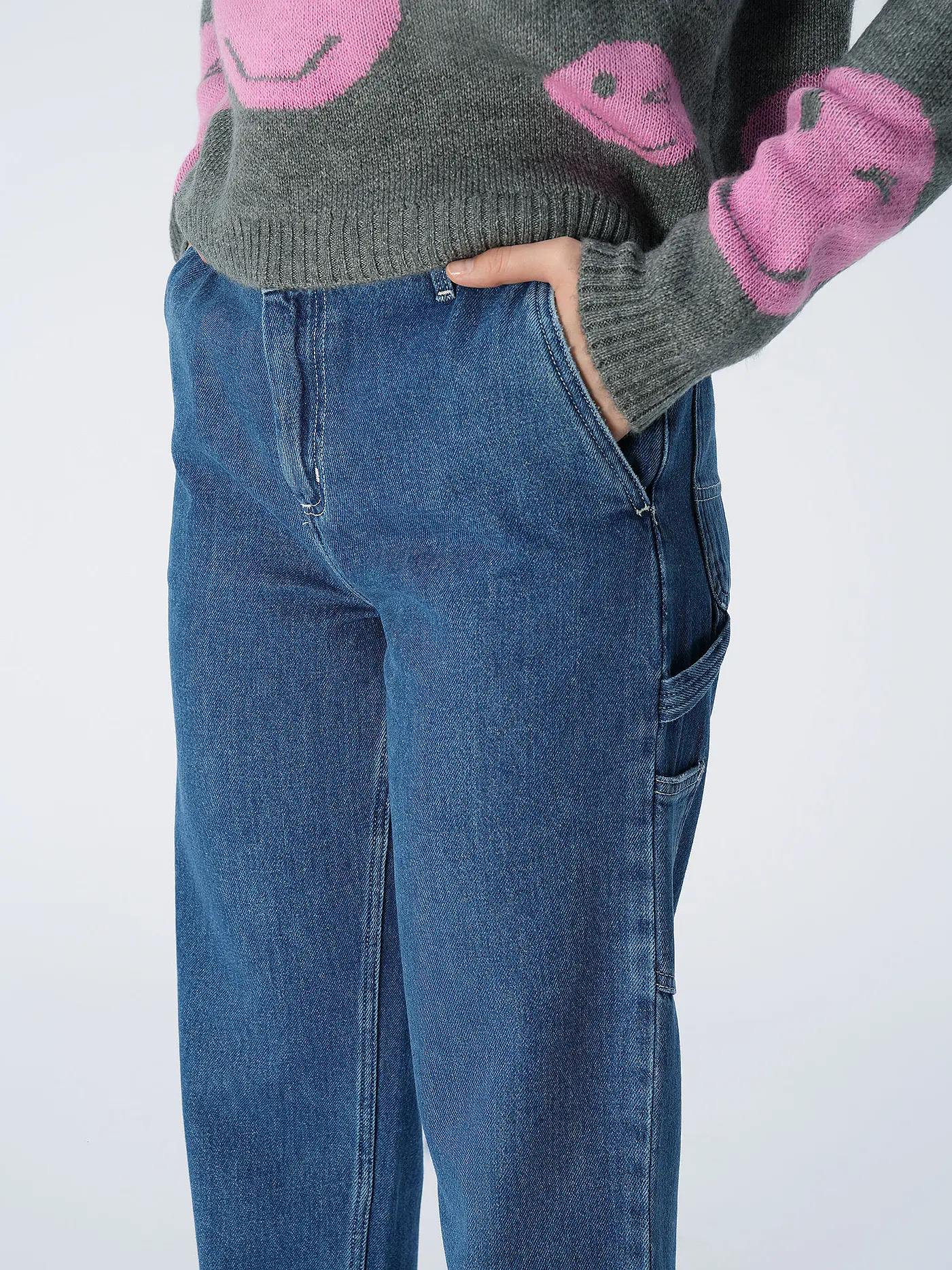 CARHARTT WIP | Jeans Boyfriend Fit PIERCE PANT | hellblau