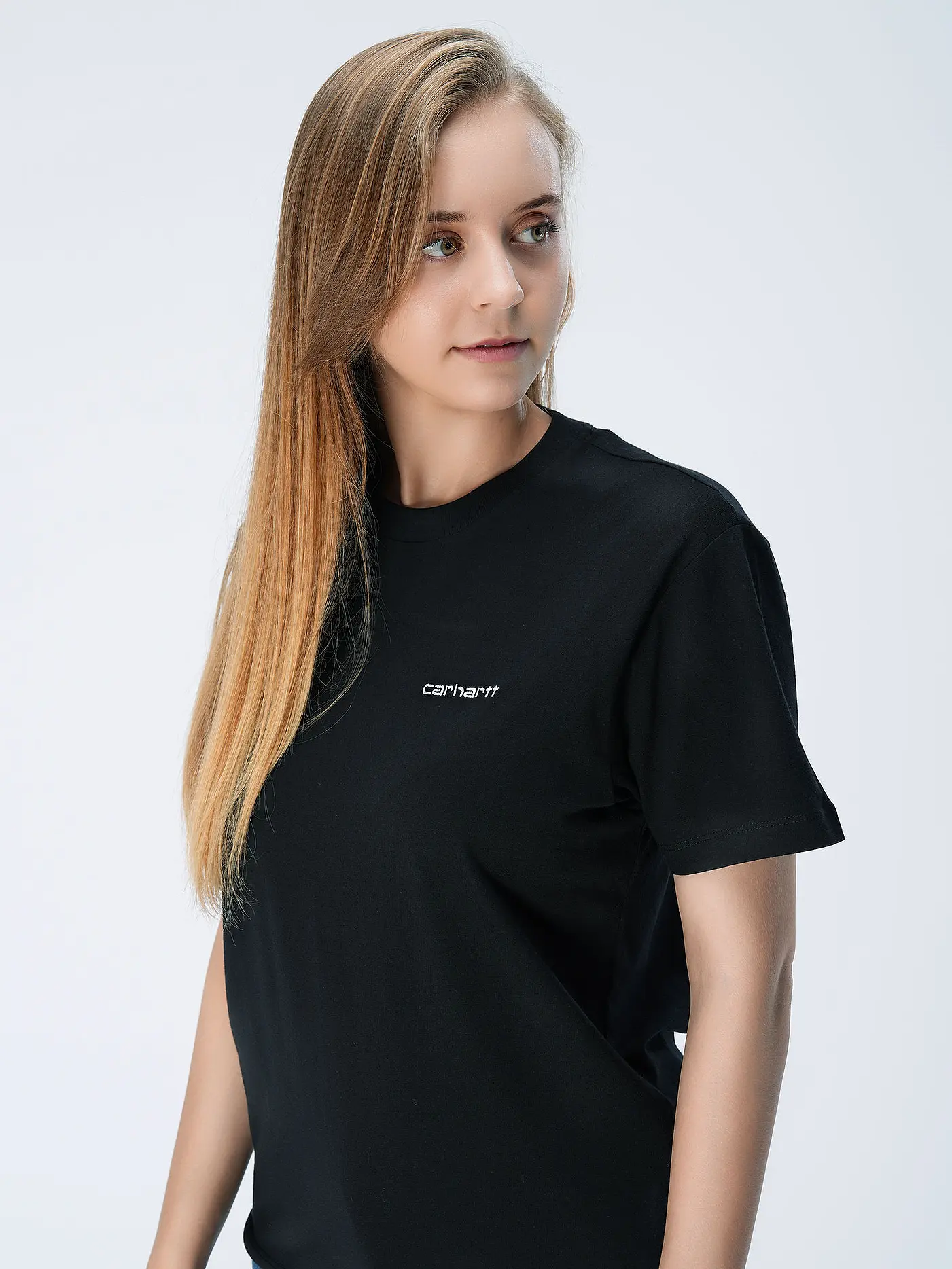 CARHARTT WIP | T-Shirt SCRIPT EMBROIDERY | schwarz