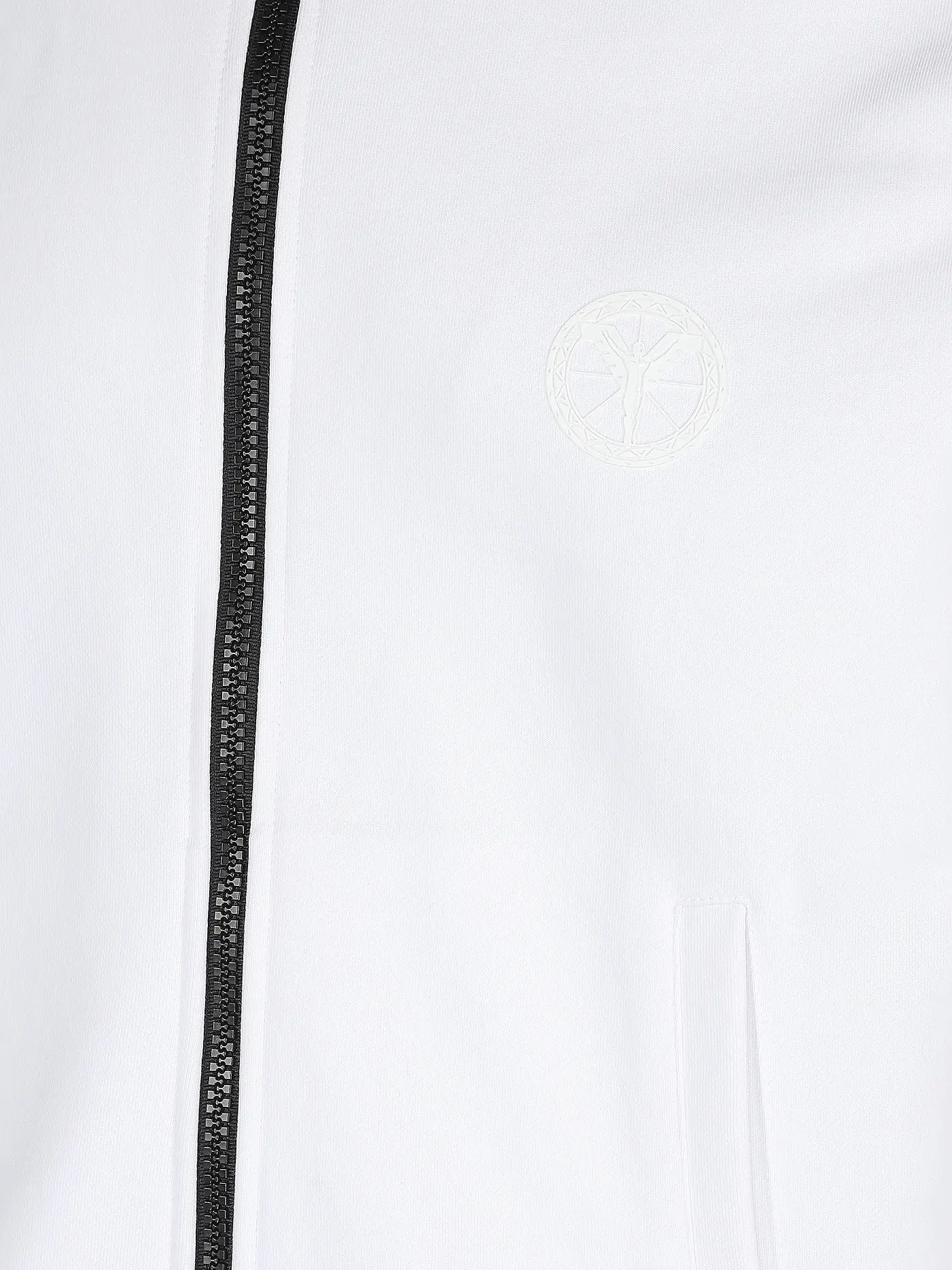 CARLO COLUCCI | Sweatjacke  | weiss