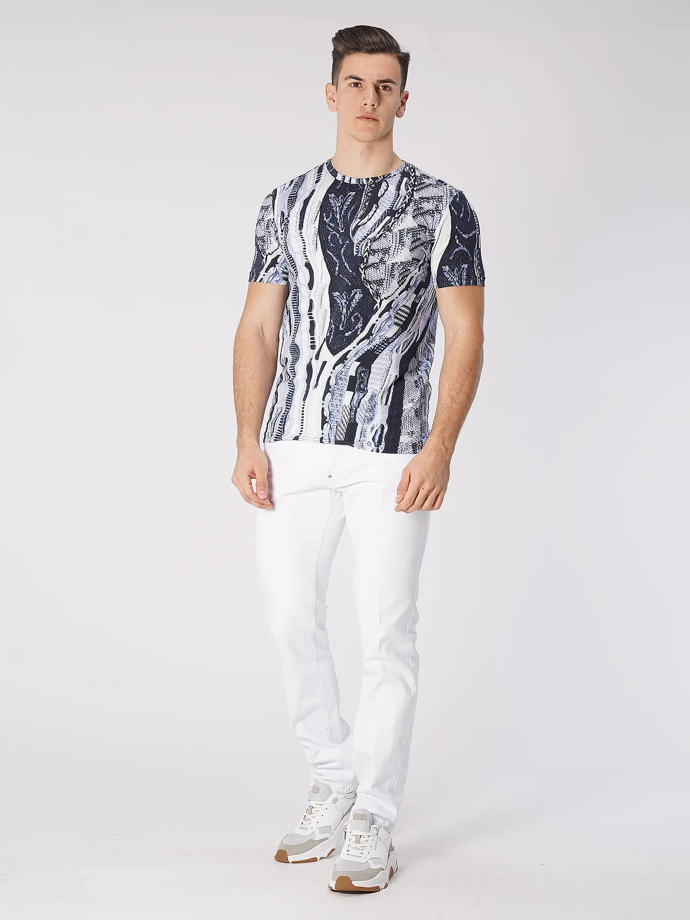 CARLO COLUCCI | T-Shirt  | blau