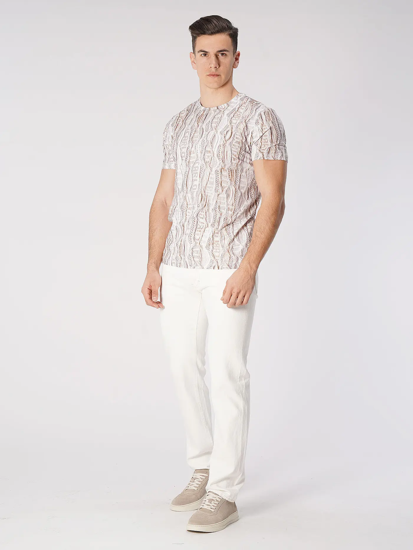 CARLO COLUCCI | T-Shirt  | beige