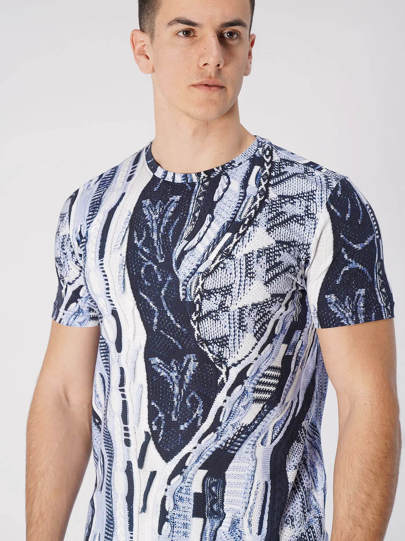 CARLO COLUCCI | T-Shirt  | blau
