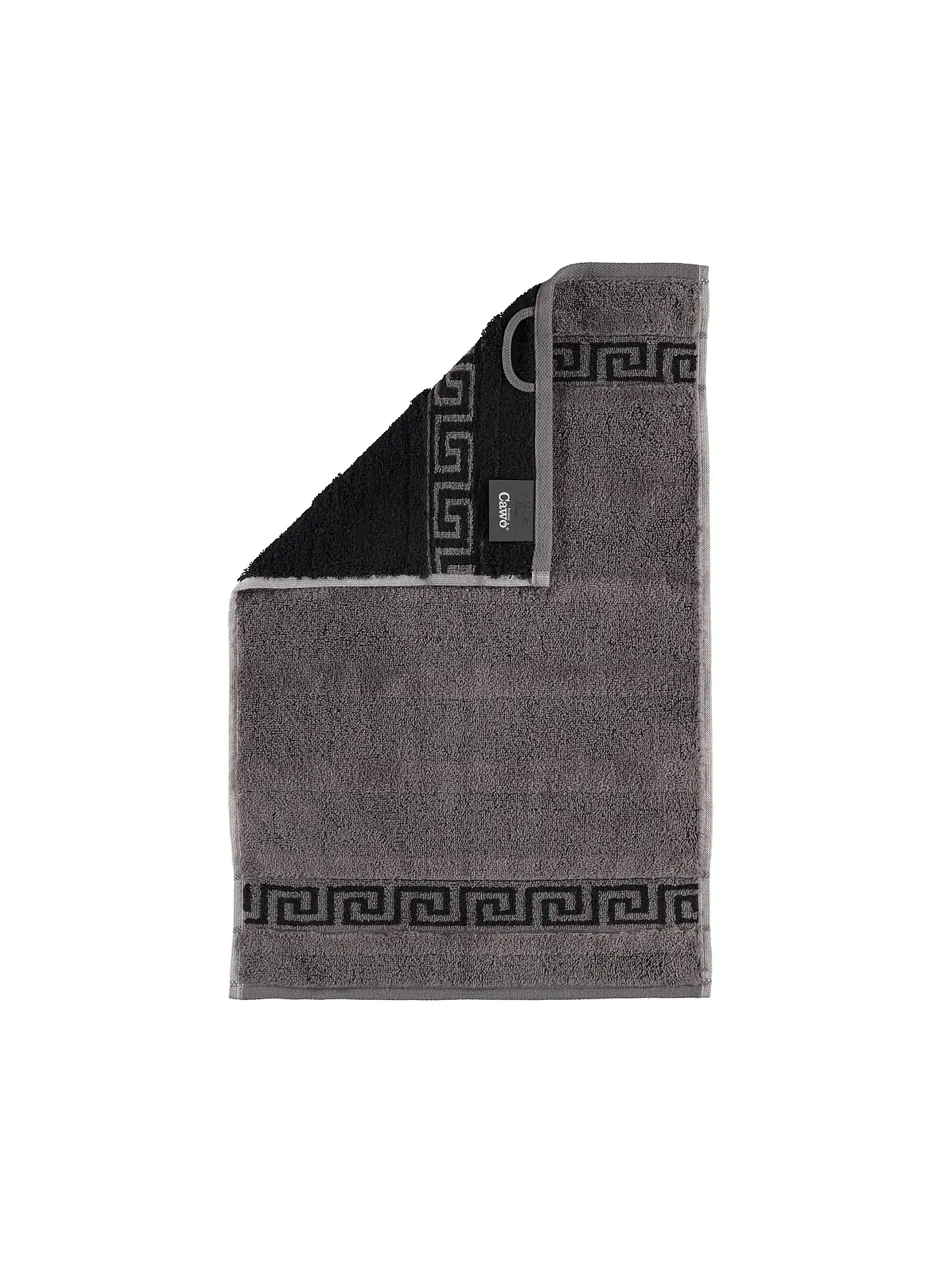 CAWÖ | Gästetuch Noblesse Duo 30x50cm Anthrazit | grau