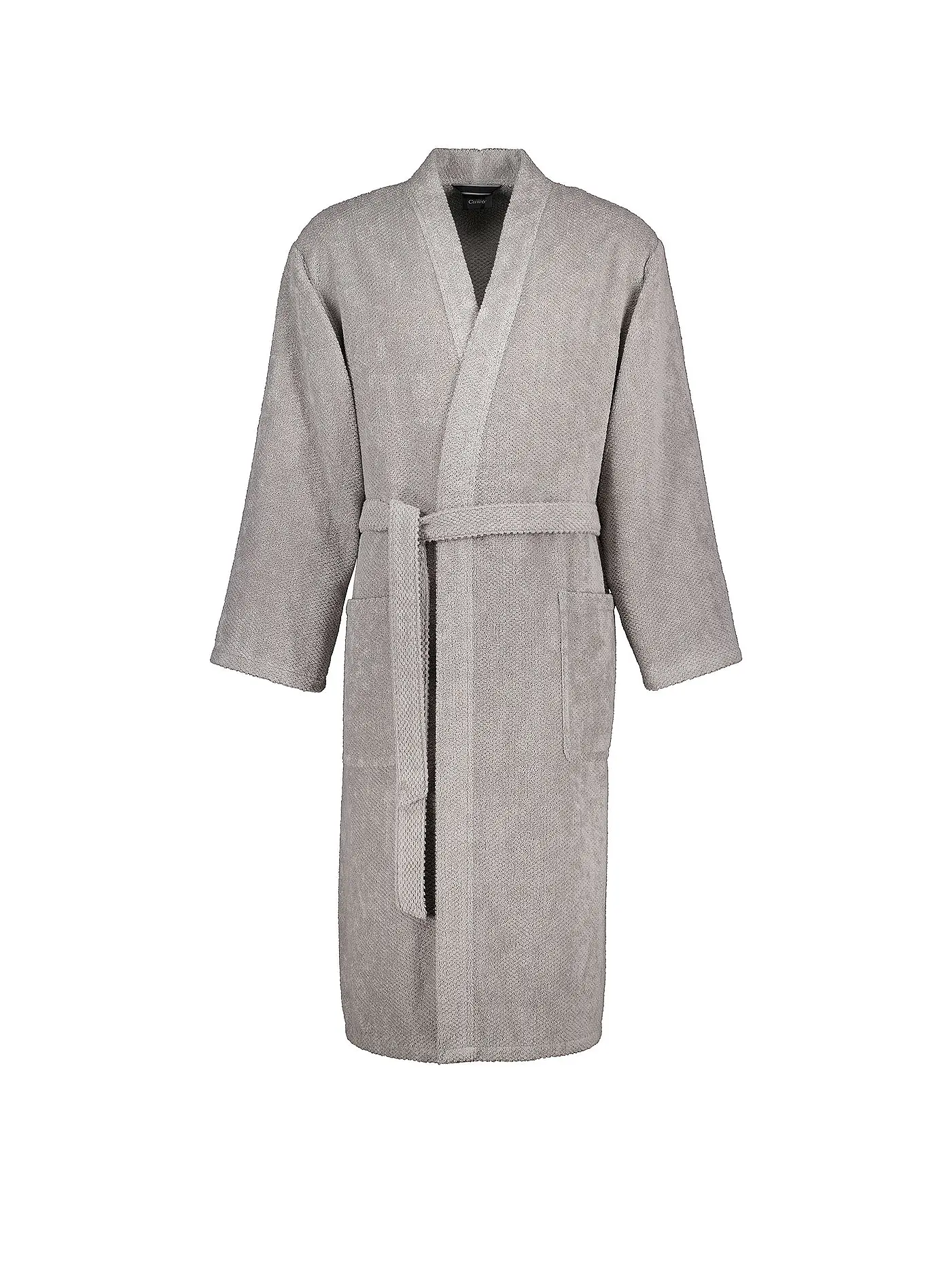 CAWÖ | Herren Bademantel PURE Mittelgrau | grau