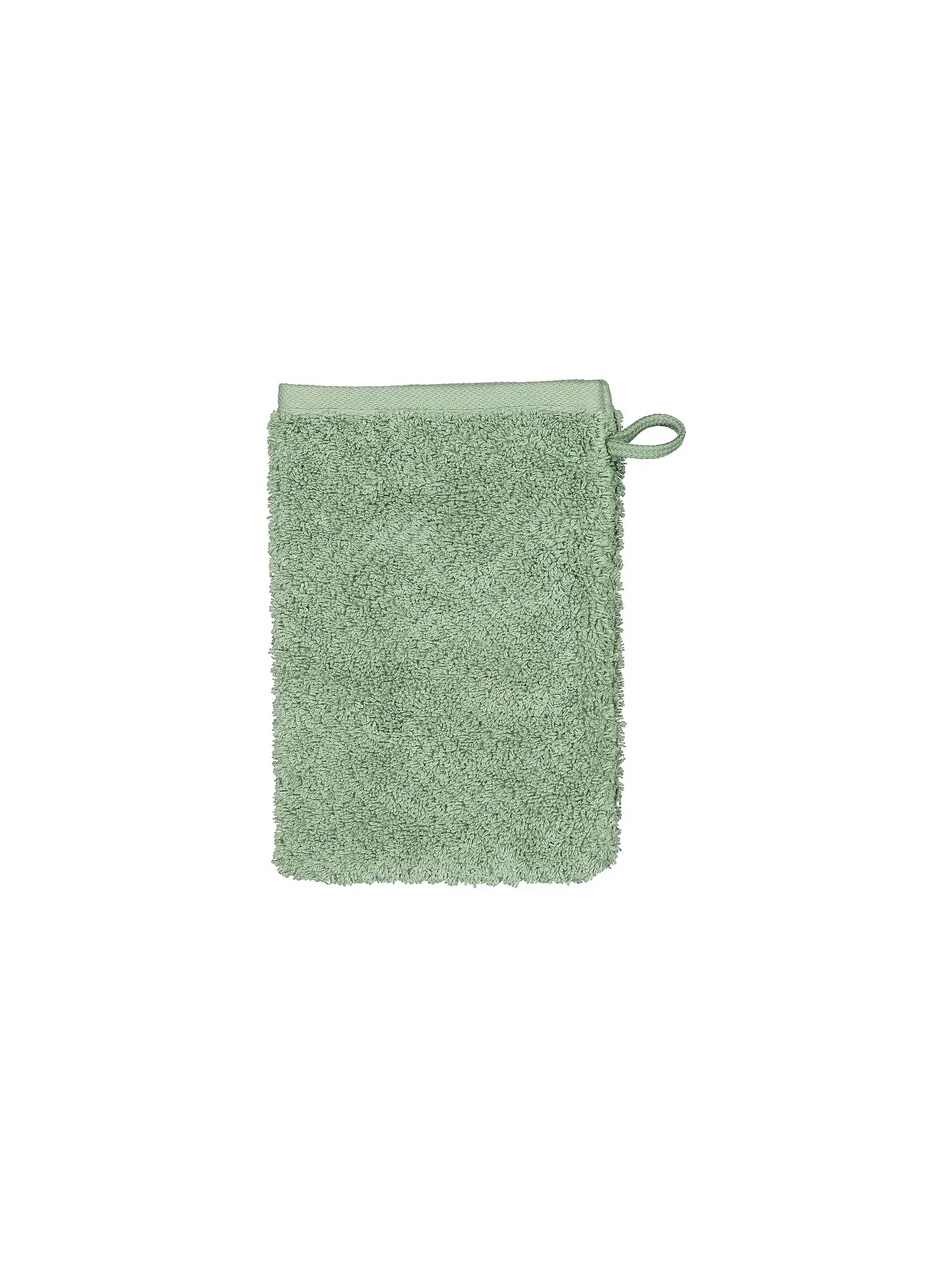 CAWÖ | Waschhandschuh Pure 16x22cm Zimt | grün
