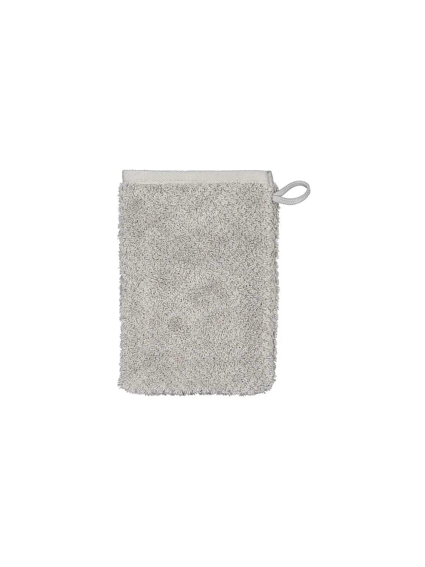CAWÖ | Waschhandschuh Pure 16x22cm Zimt | hellgrau