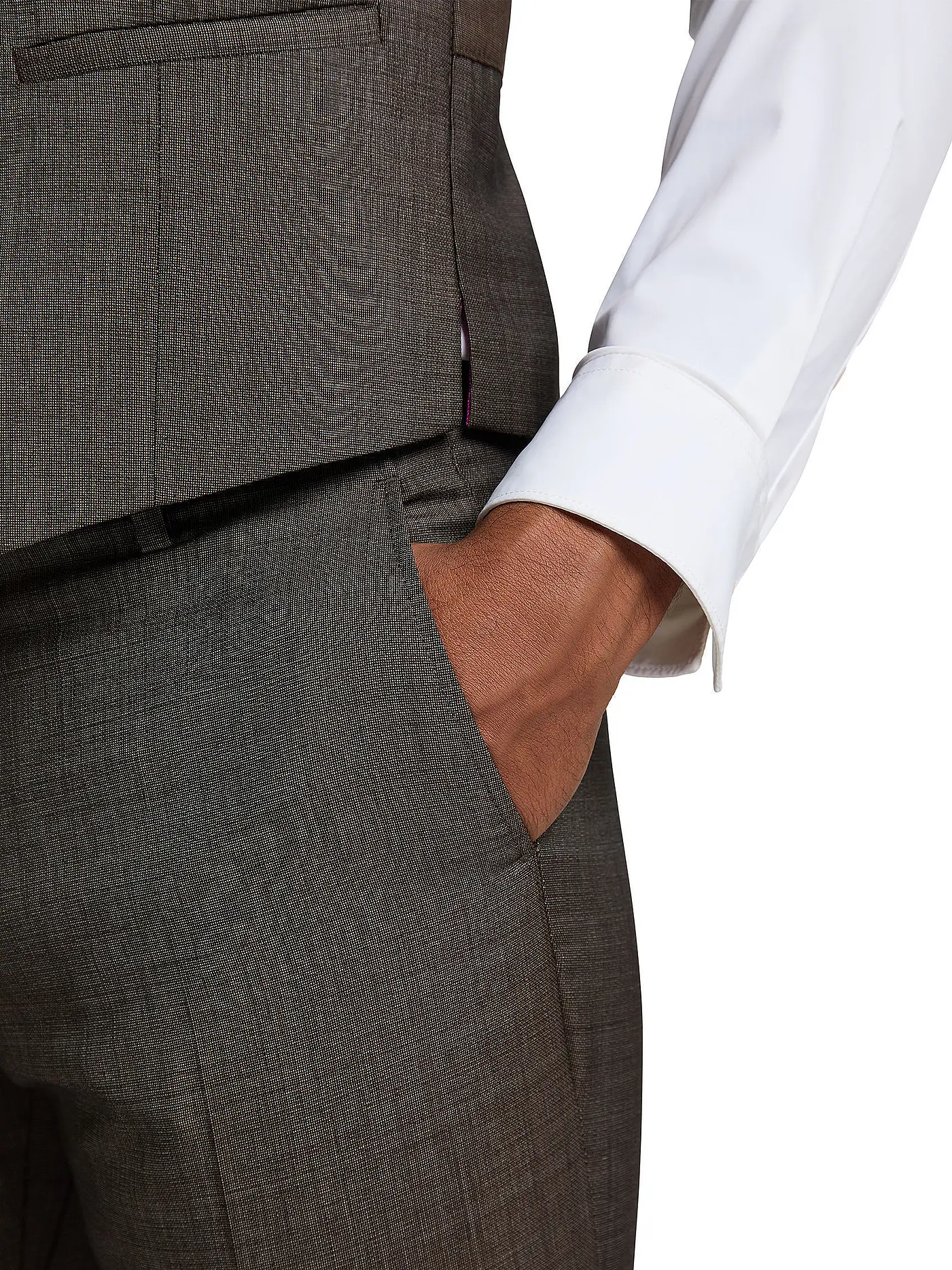CG - CLUB OF GENTS | Anzughose Slim Fit PASCAL | braun