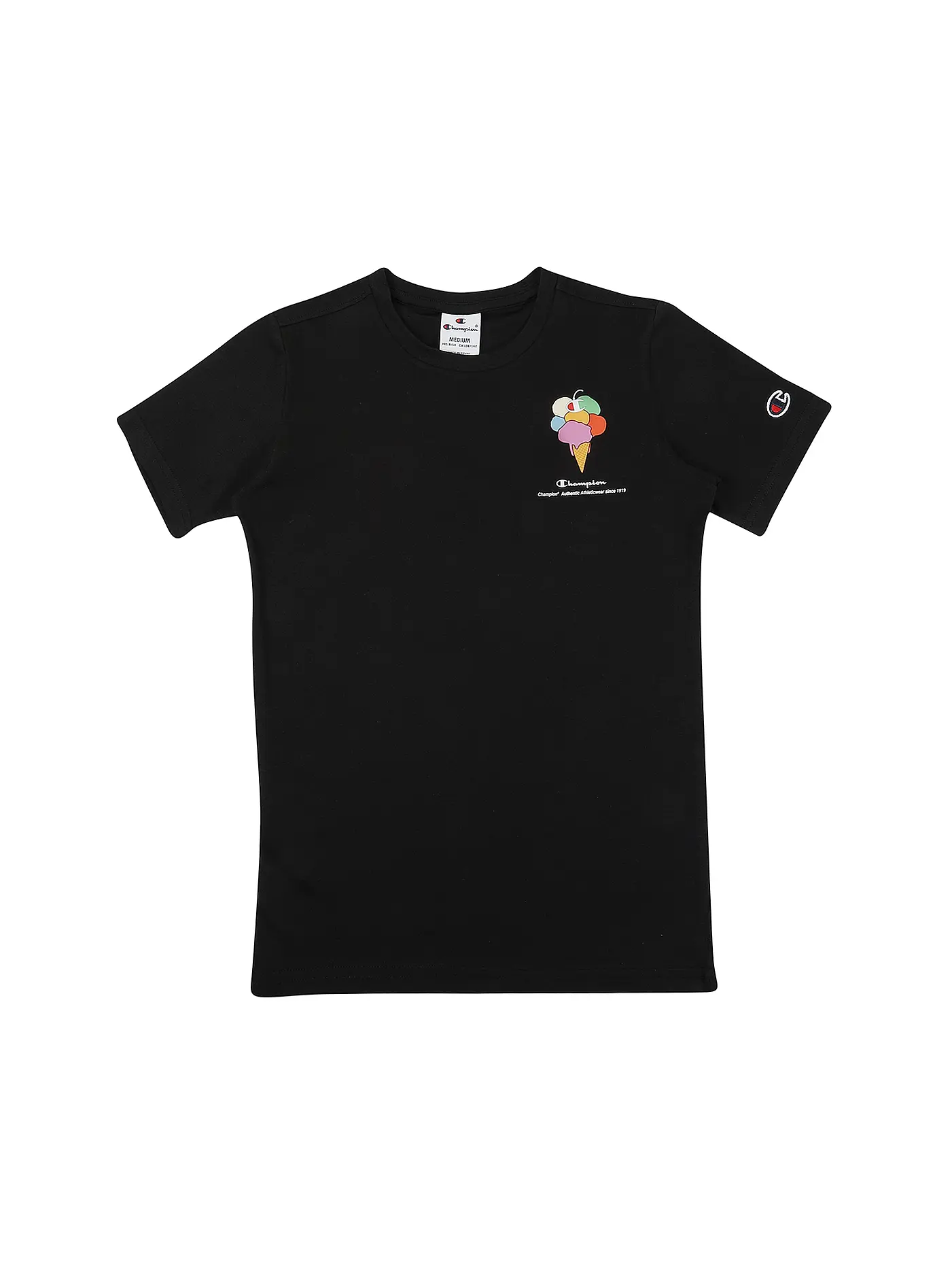 CHAMPION | Jungen T-Shirt | schwarz