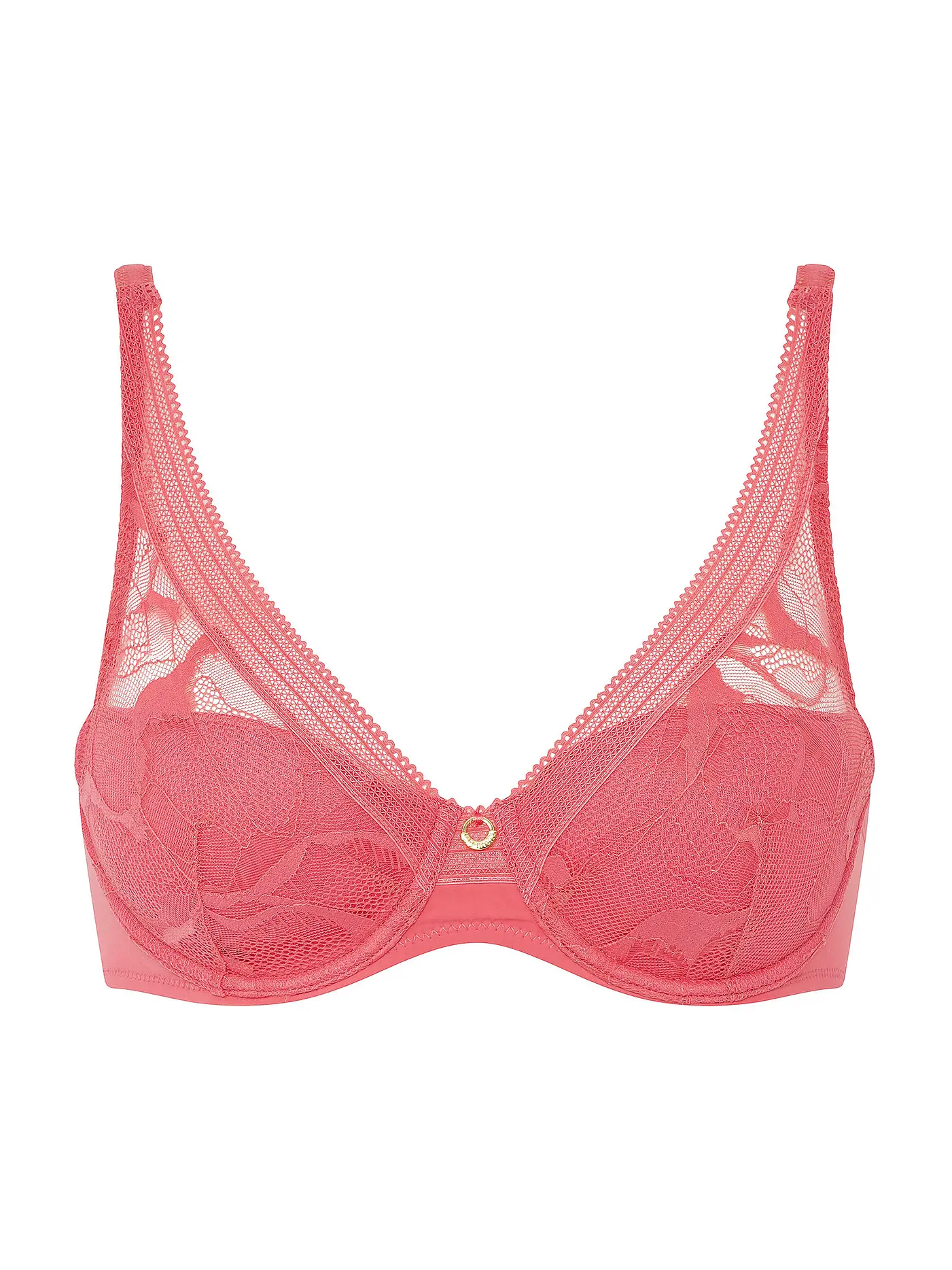 CHANTELLE | BH gefüttert TRUE LACE corallin | koralle