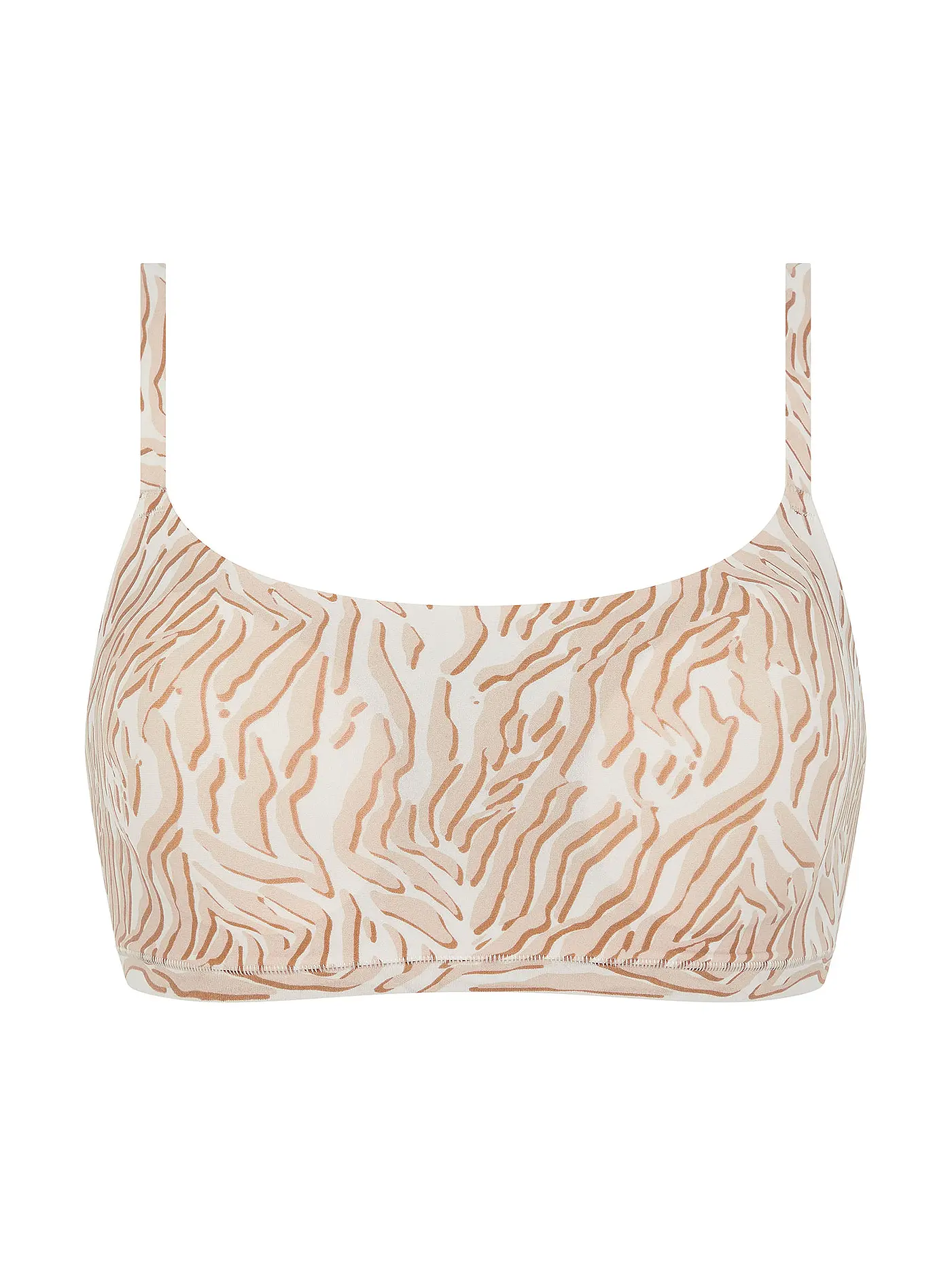 CHANTELLE | Bustier SOFTSTRETCH desert sand print | beige