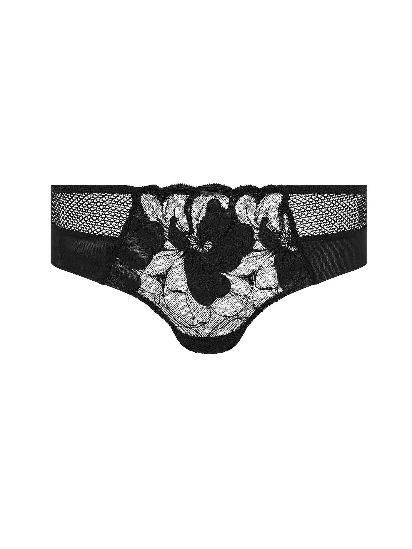 CHANTELLE | Pants FLEURS SIGNATURE leather black | schwarz