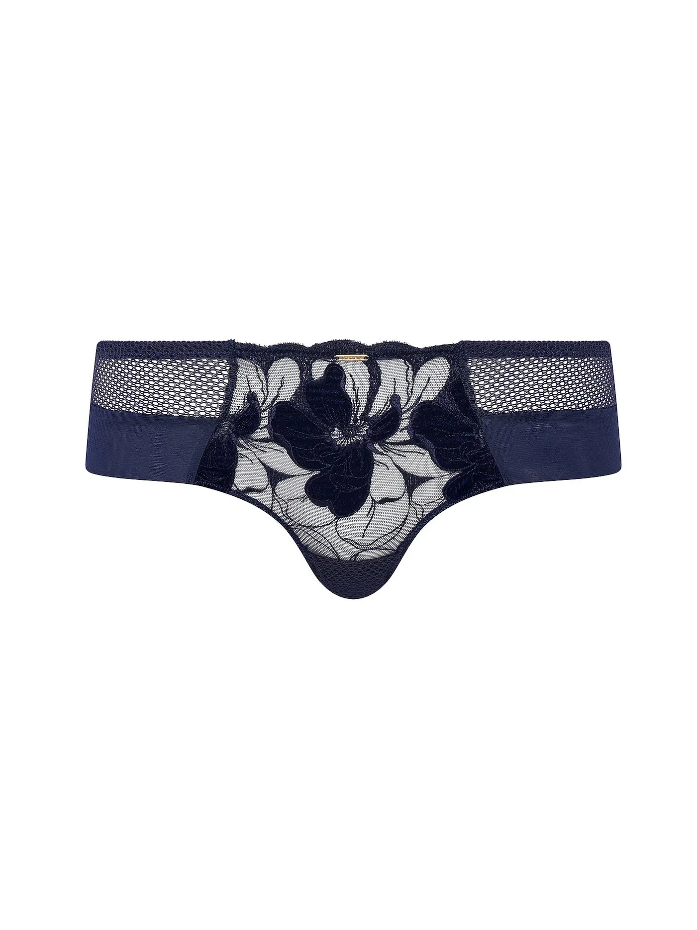 CHANTELLE | Pants FLEURS SIGNATURE velvet marine blue | dunkelblau