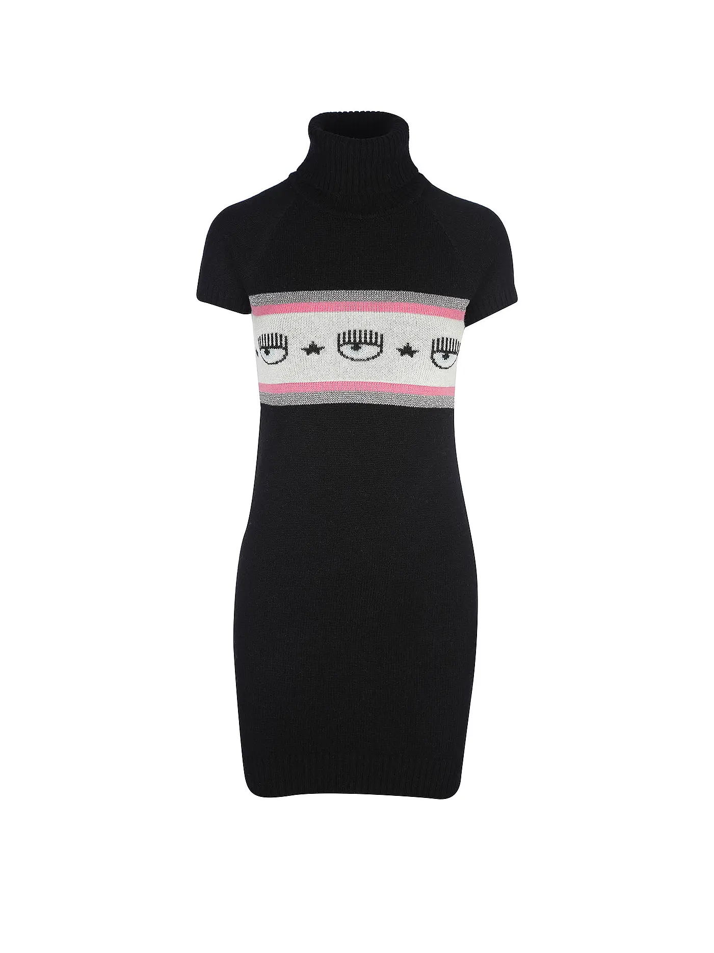 CHIARA FERRAGNI | Strickkleid | schwarz