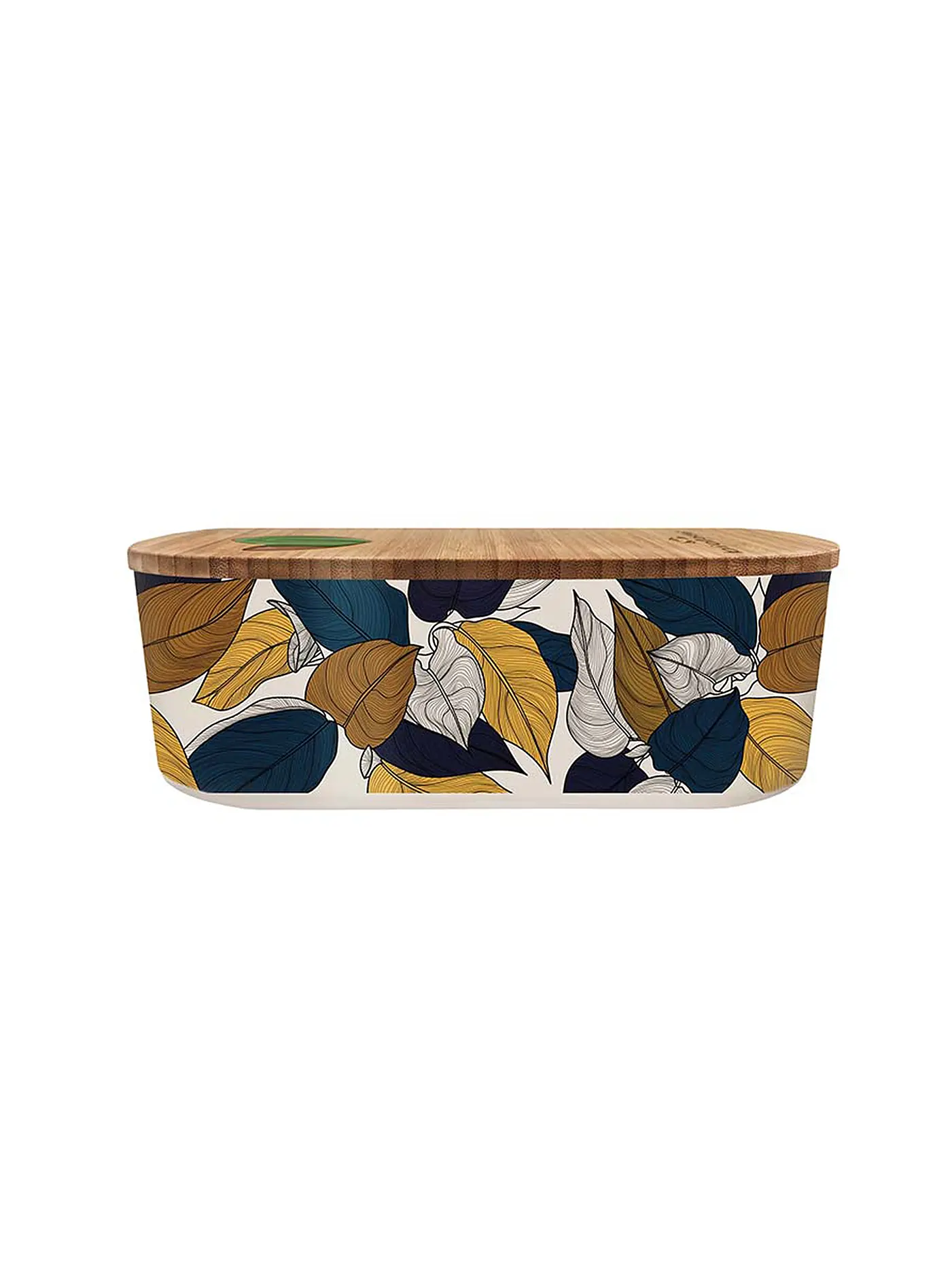CHIC.MIC | Frischhaltedose bioloco plant lunchbox oval Abstract Earth | bunt
