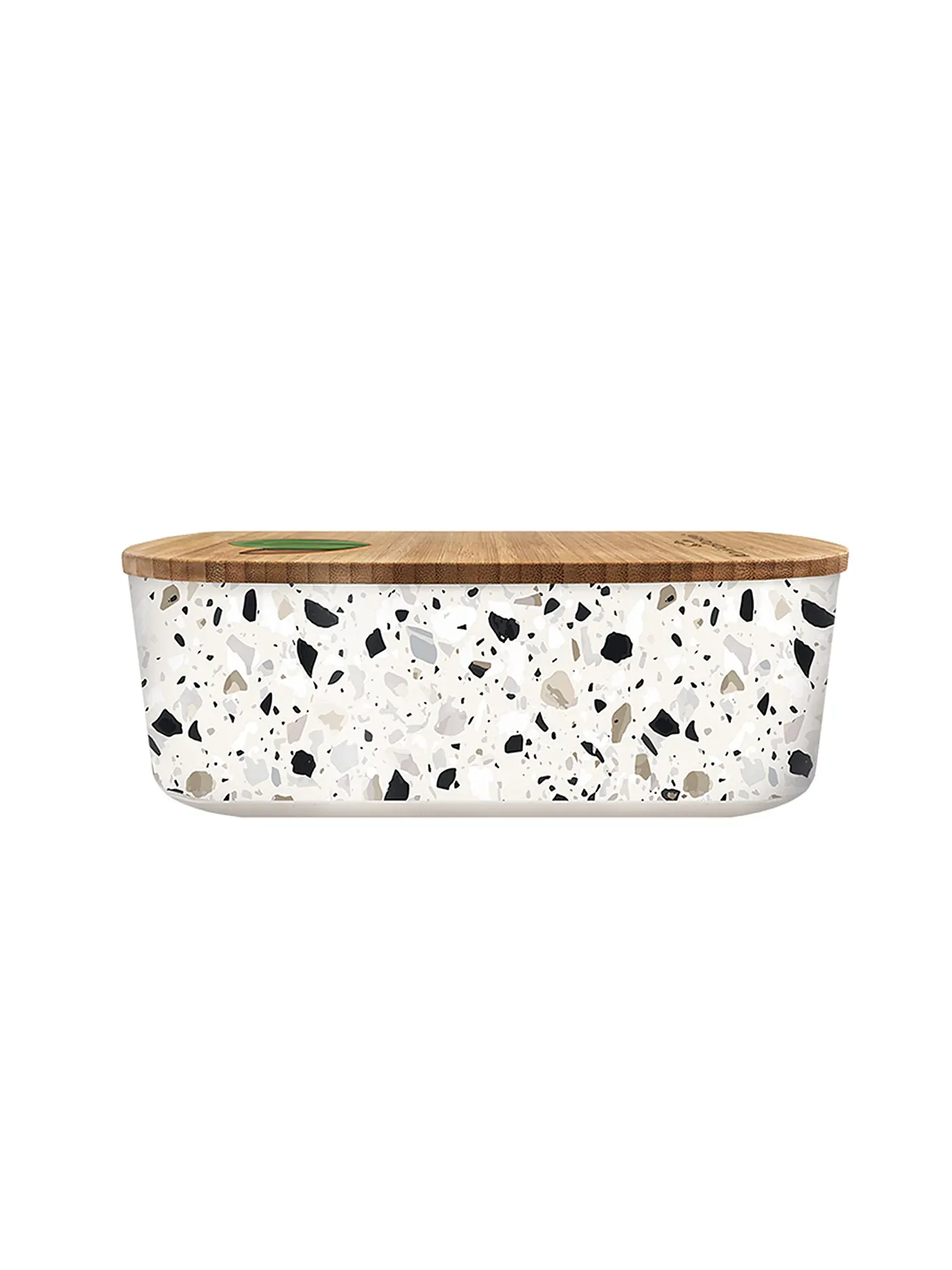 CHIC.MIC | Frischhaltedose bioloco plant lunchbox oval Abstract Earth | bunt
