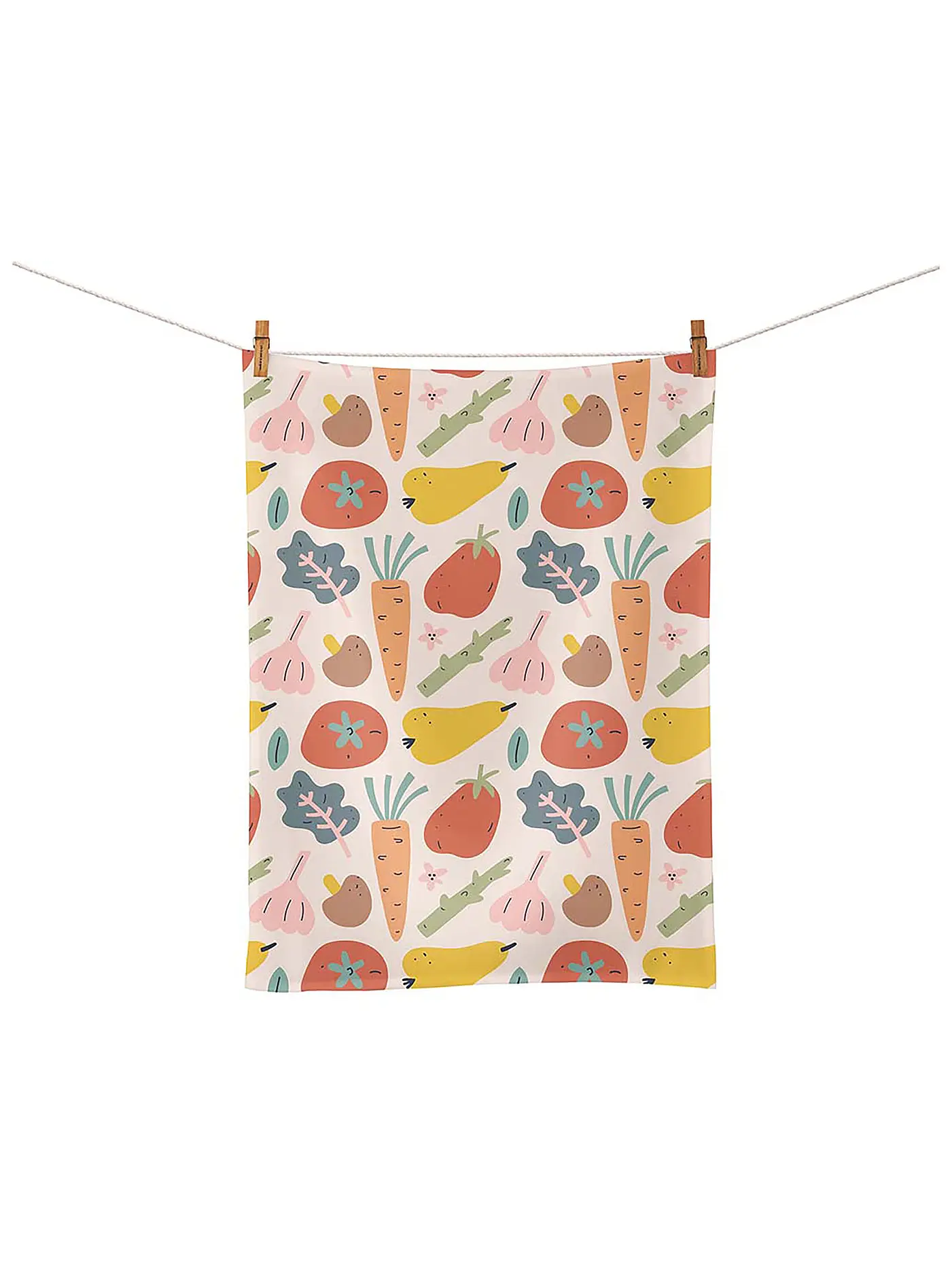 CHIC.MIC | Geschirrtuch 50x70cm Veggies | bunt