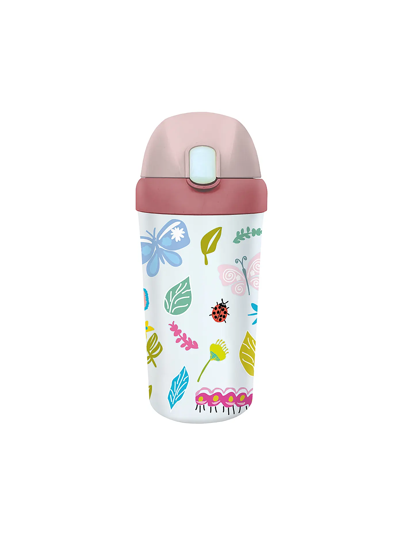 CHIC.MIC | Kinder Trinkbecher Cup bioloco plant 400ml Butterfly | bunt