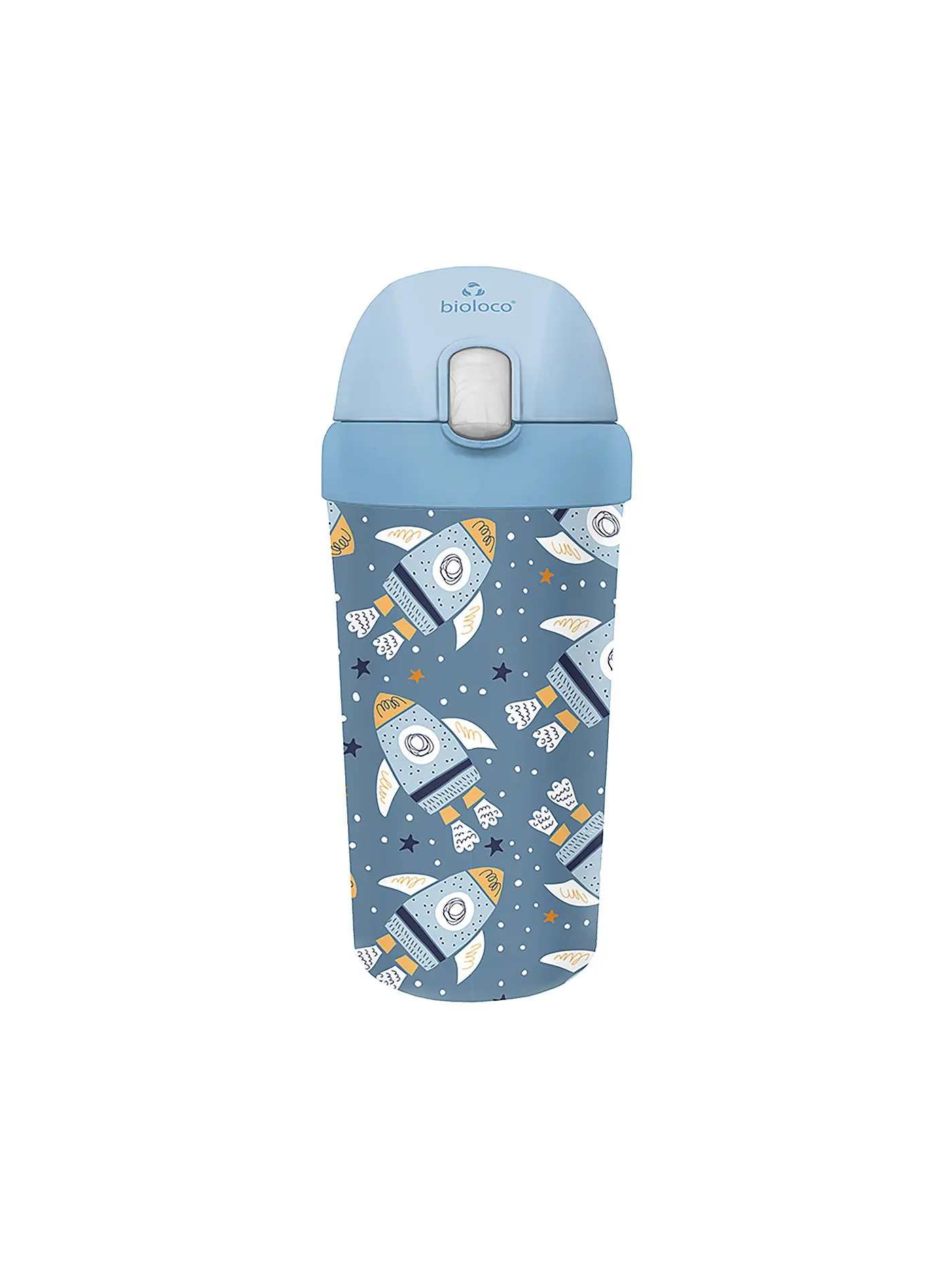 CHIC.MIC | Kinder Trinkbecher Cup bioloco plant 400ml Space Travel | bunt